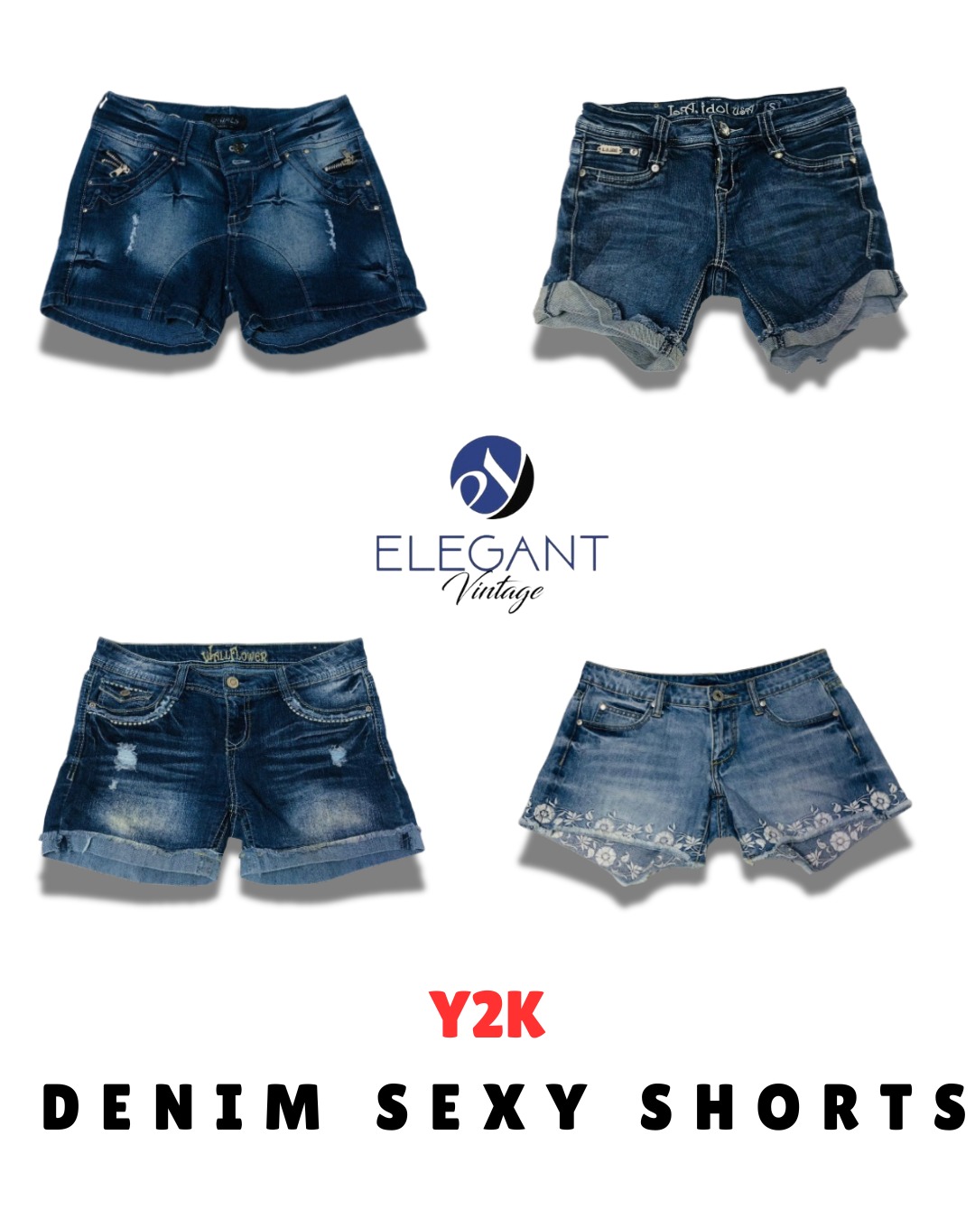 Y2K Denim Sexy Shorts - EV1706