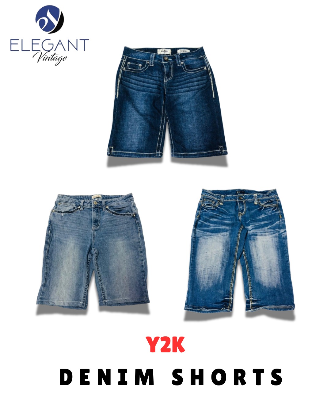 Y2K Denim Shorts - EV1727