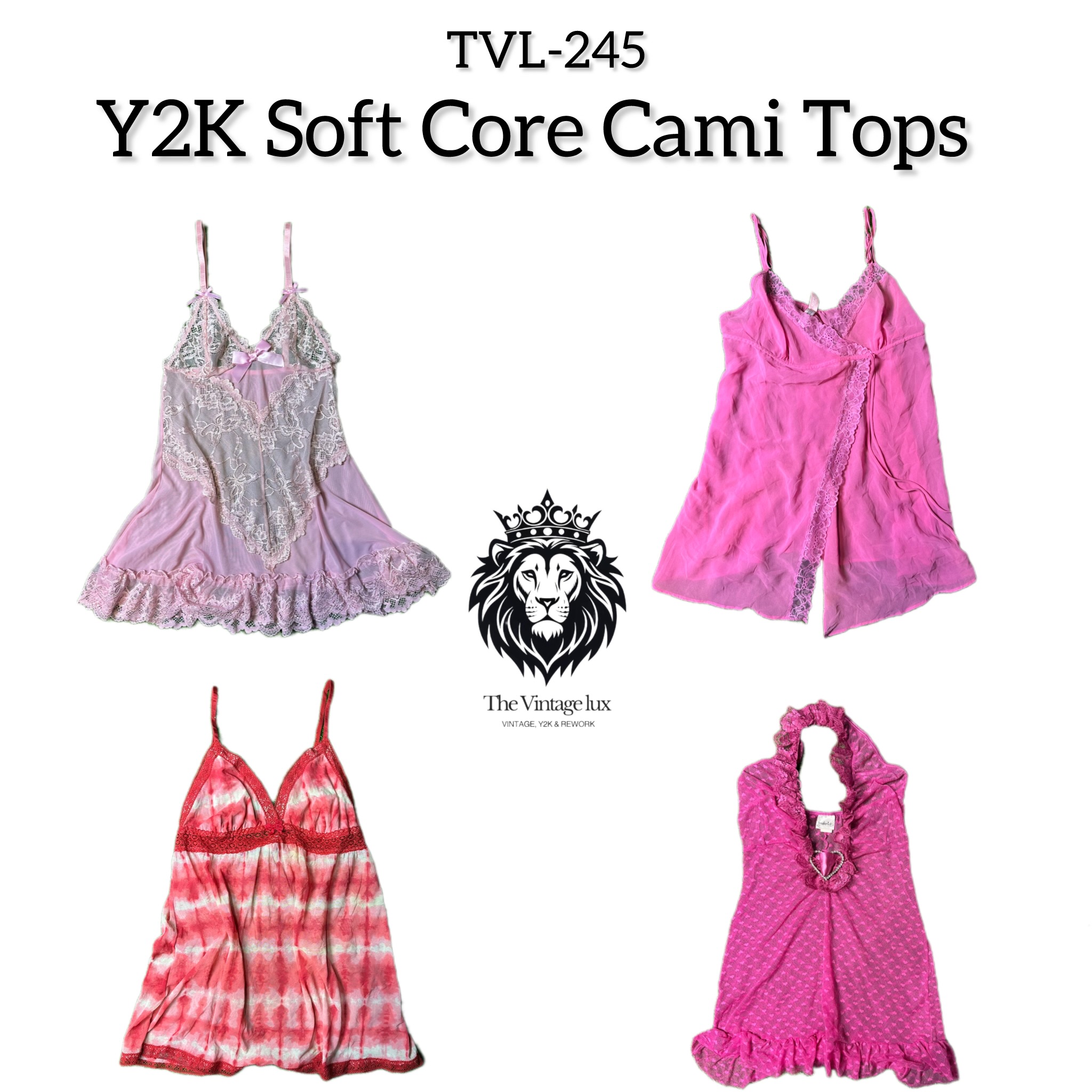 Y2Kソフトコアキャミトップス (TVL-245)