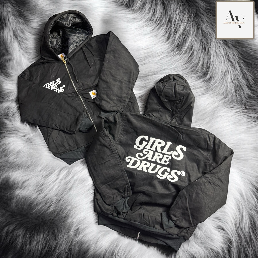 Carhartt rework style girls drugs jacket
