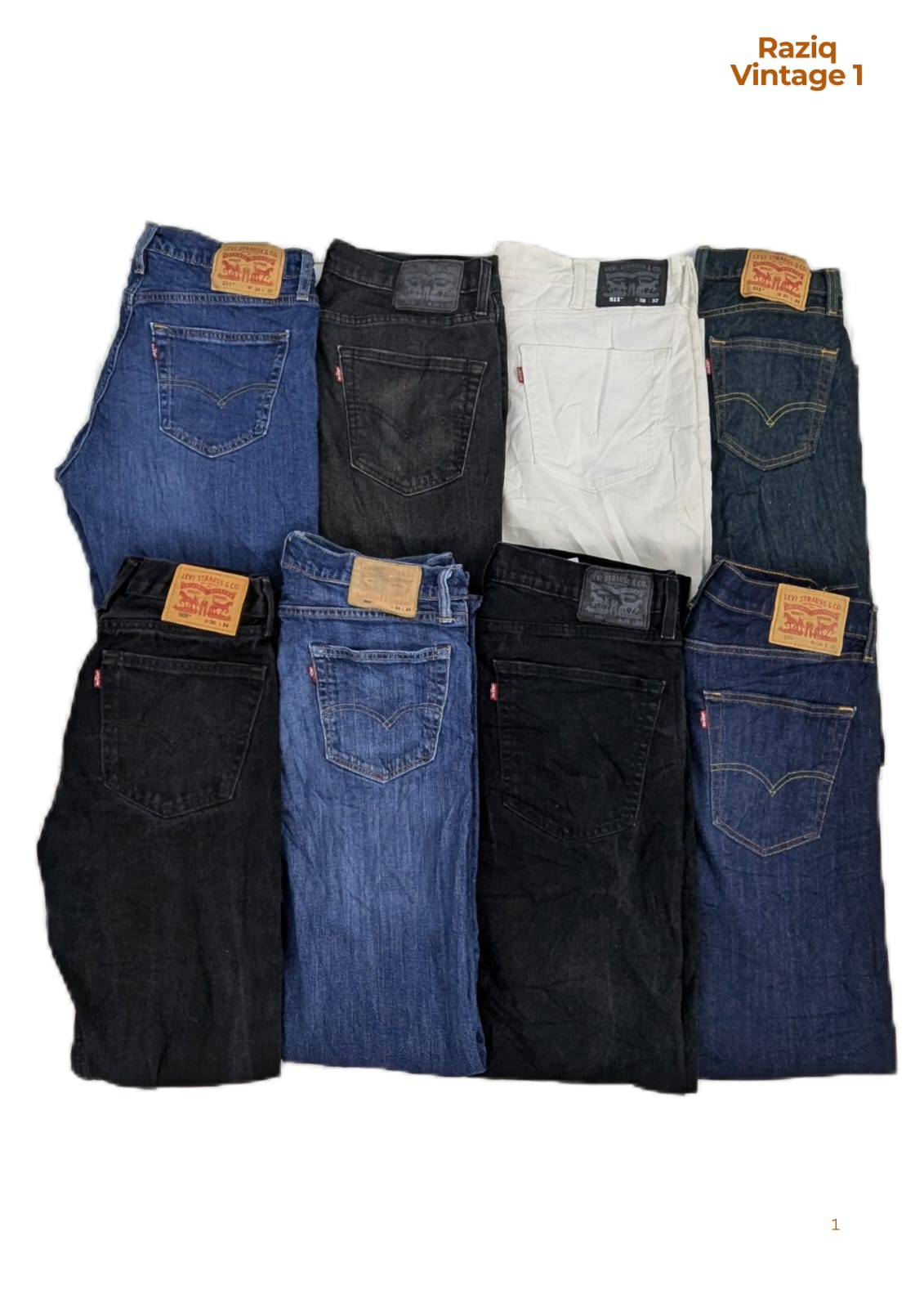 💥 RV1594 Levi's Jeans zippés