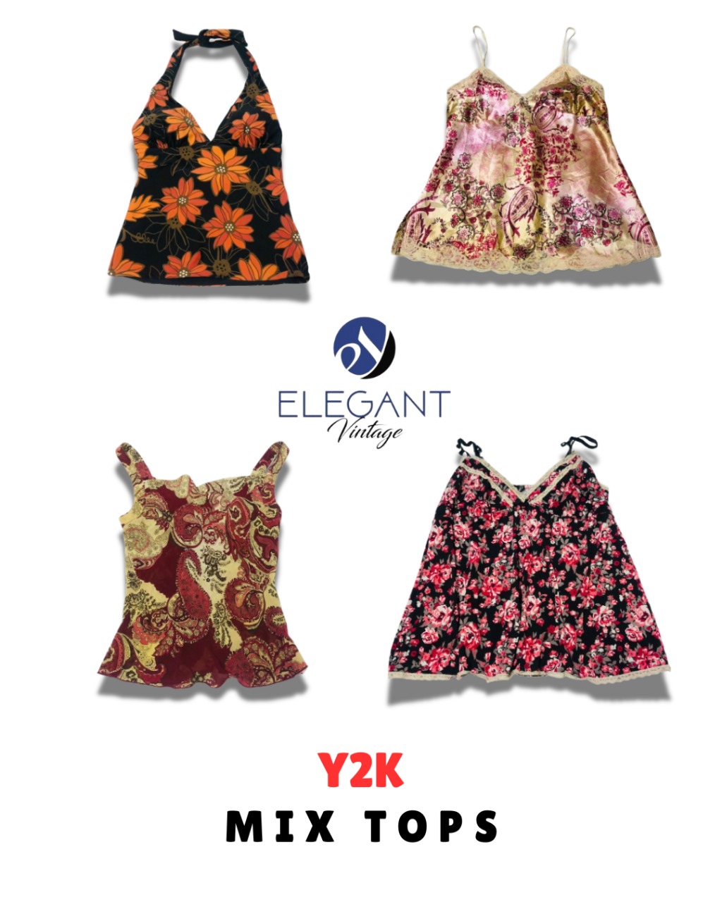 Y2K Best Quality Mix Tops - EV1742