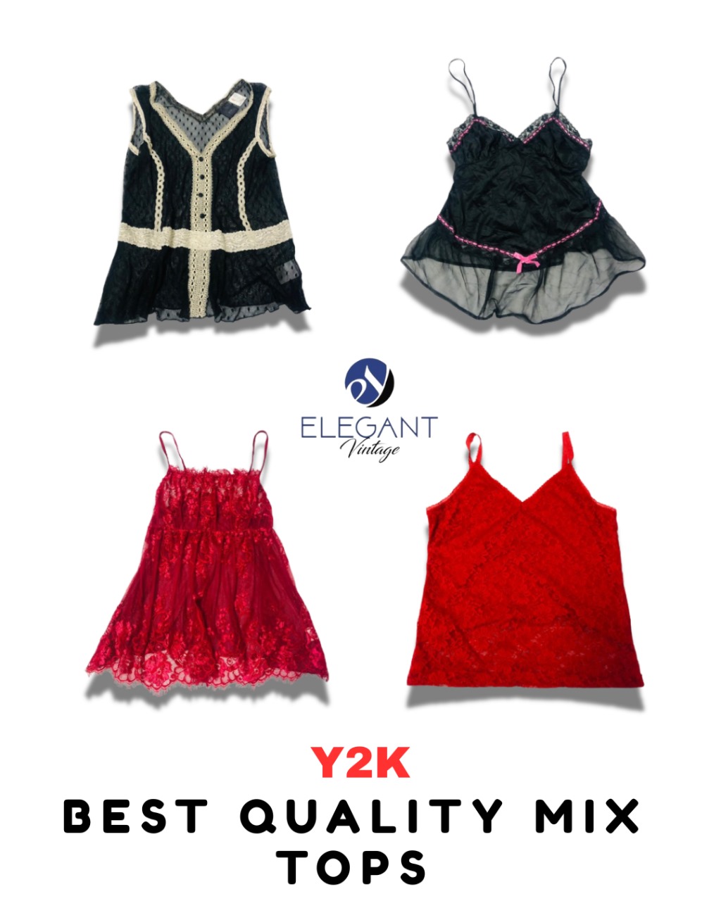 Y2K Best Quality Mix Tops - EV1747