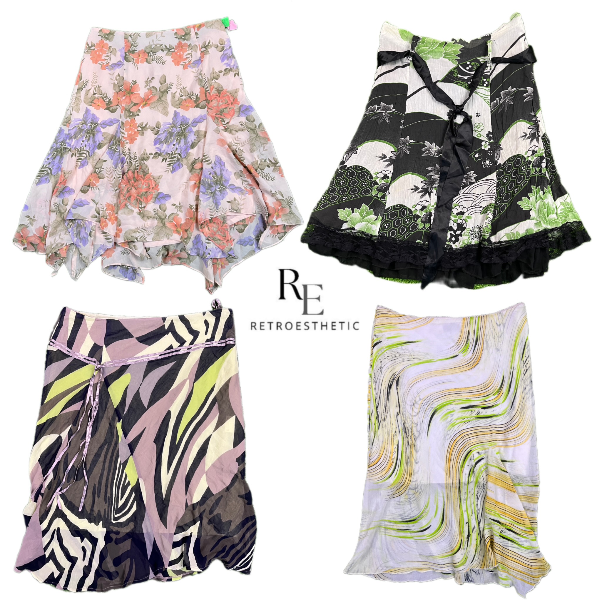 Y2K Forest Vibe Summer Skirts RE-2706