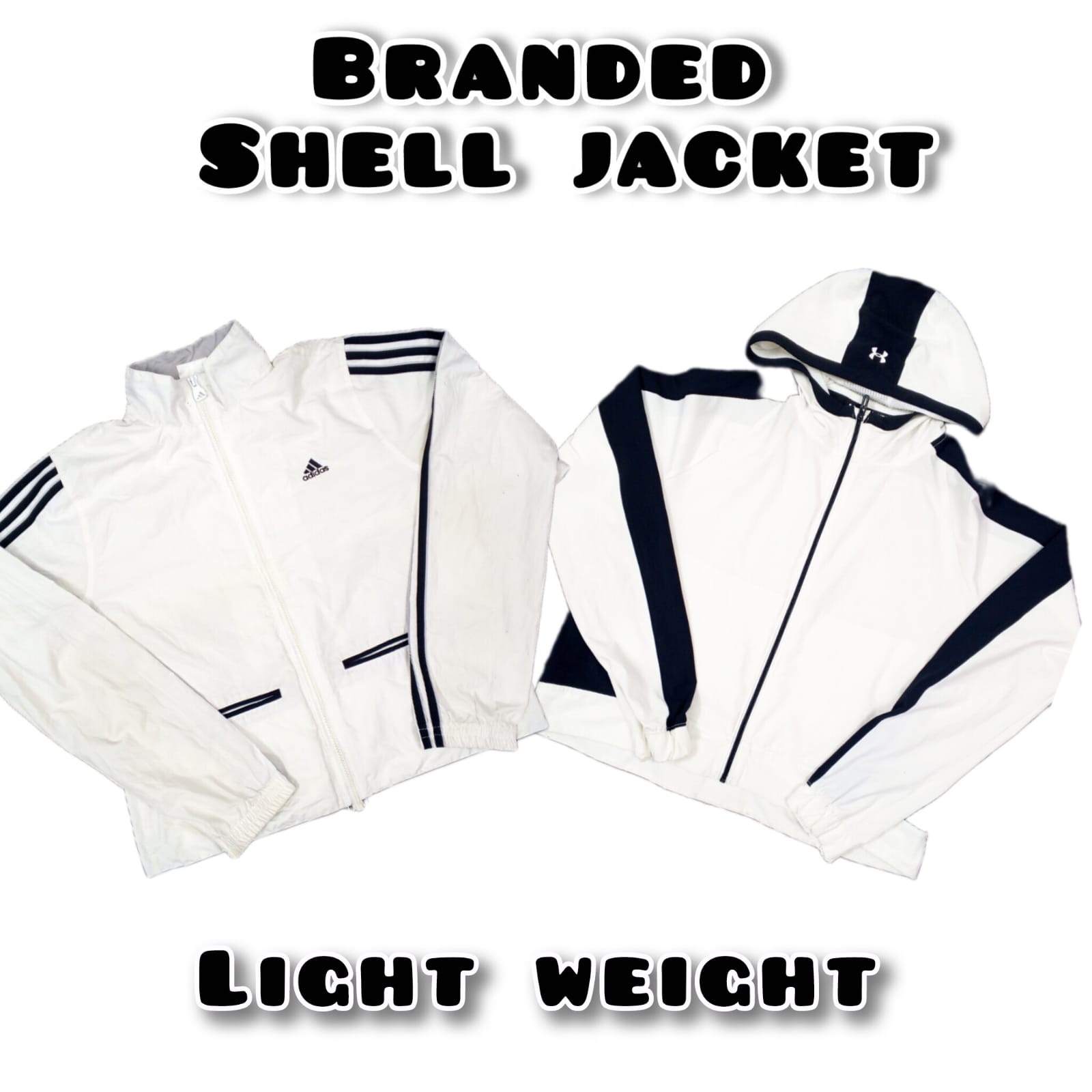 Branded shell jacket