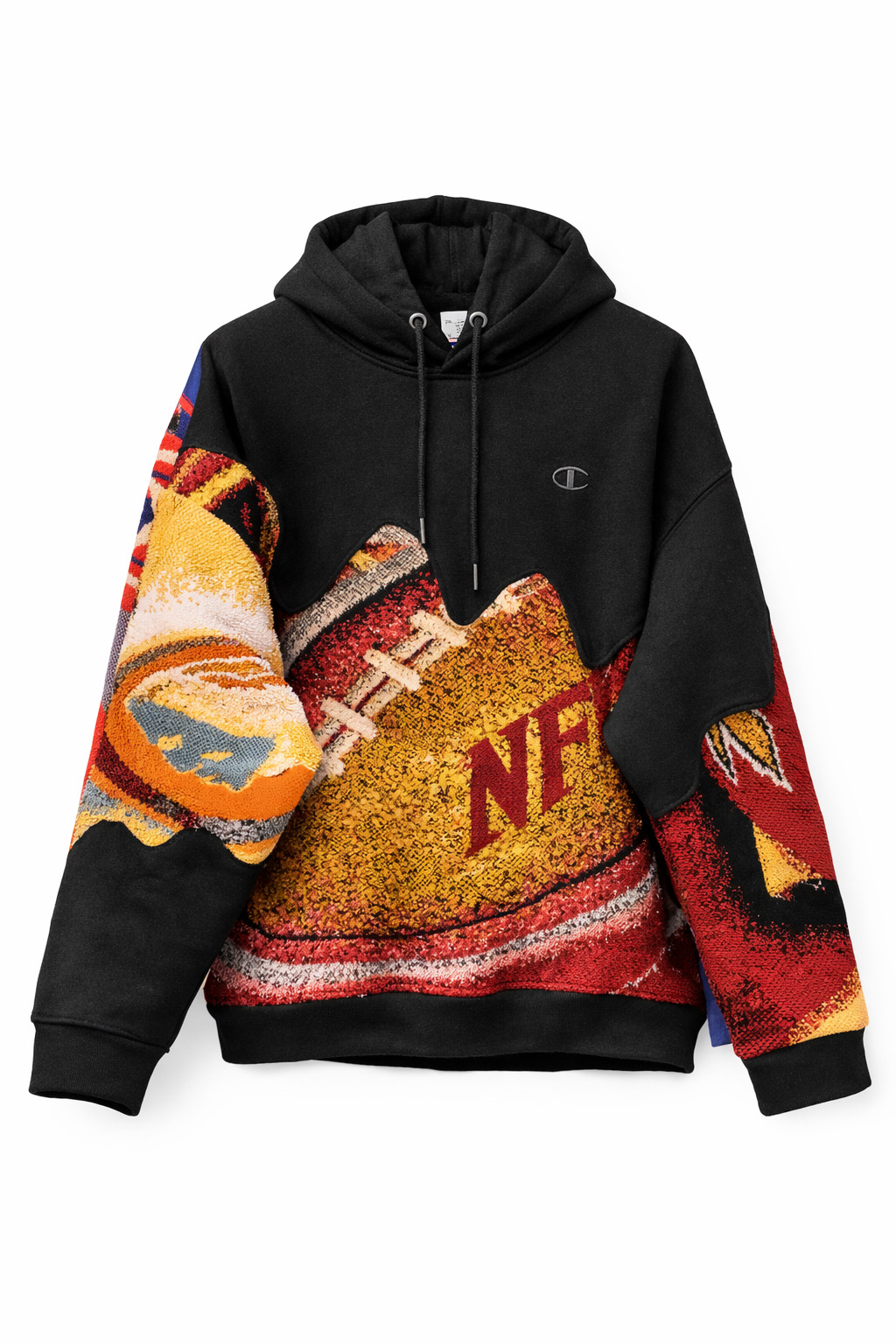 Upcycle Mix Branded Hoodies With Tapestry