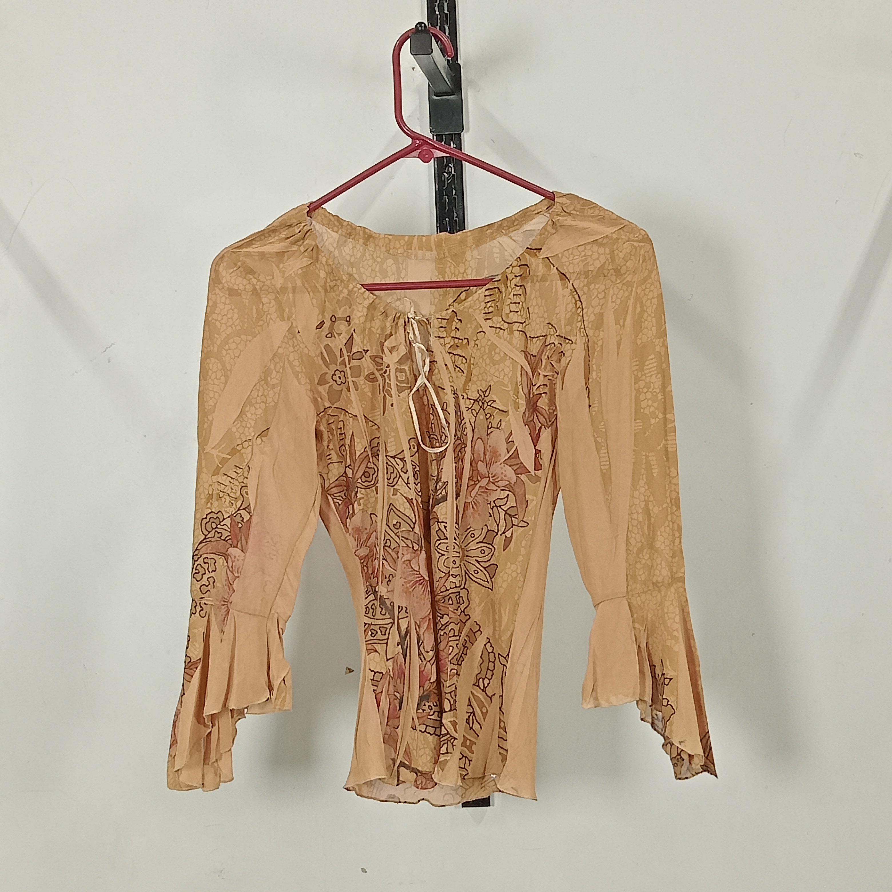 Y2Kブラウス（茶色） - バンドル20