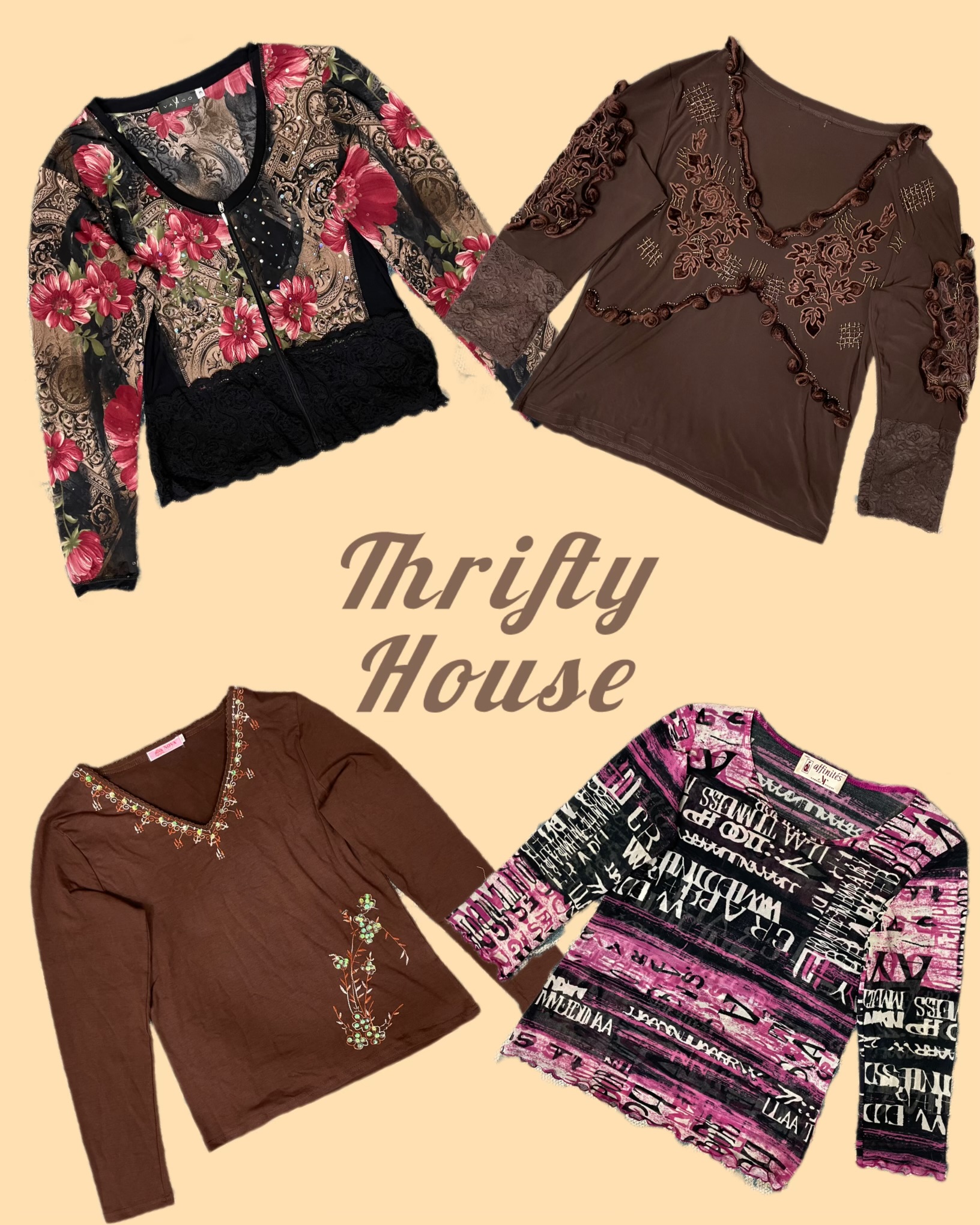 Retro Y2k Mix Tops(TH/030)