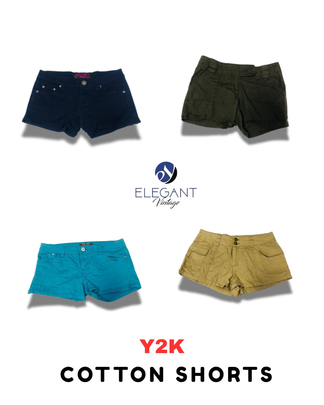 Y2K Cotton Shorts - EV1775