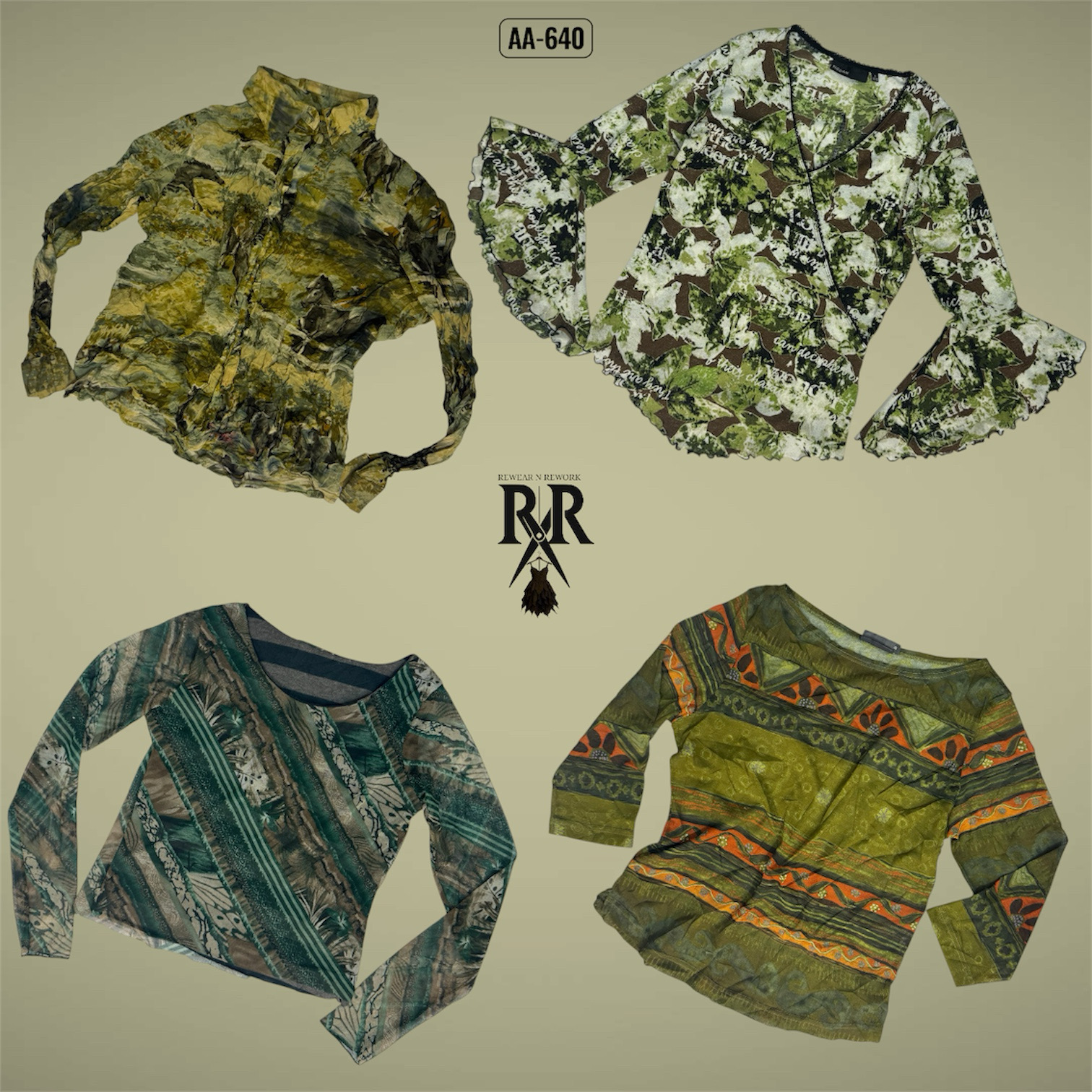 Y2K Nature Vibe Mix Tops (AA-640)