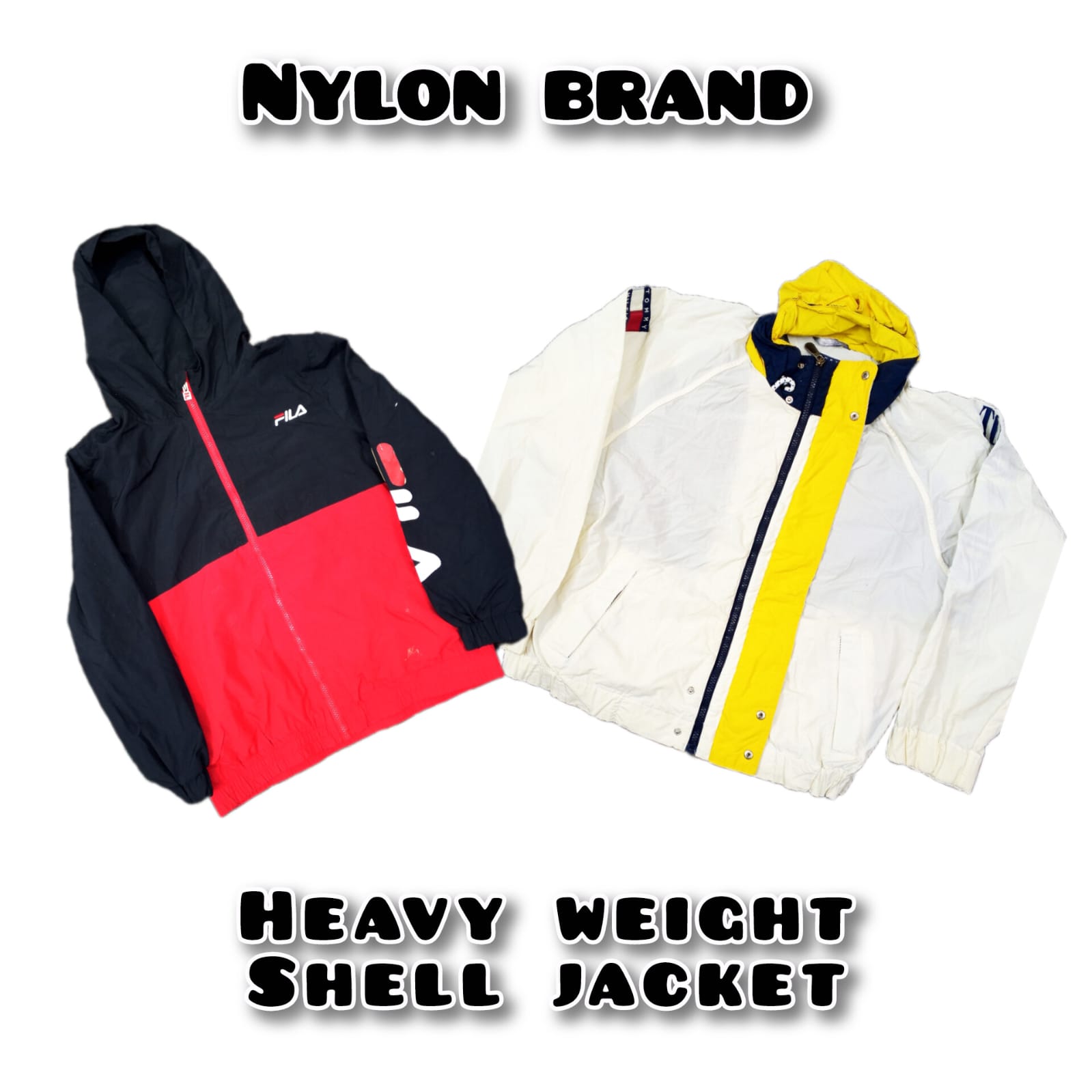 Nylon brand shell jacket (heavy weight)
