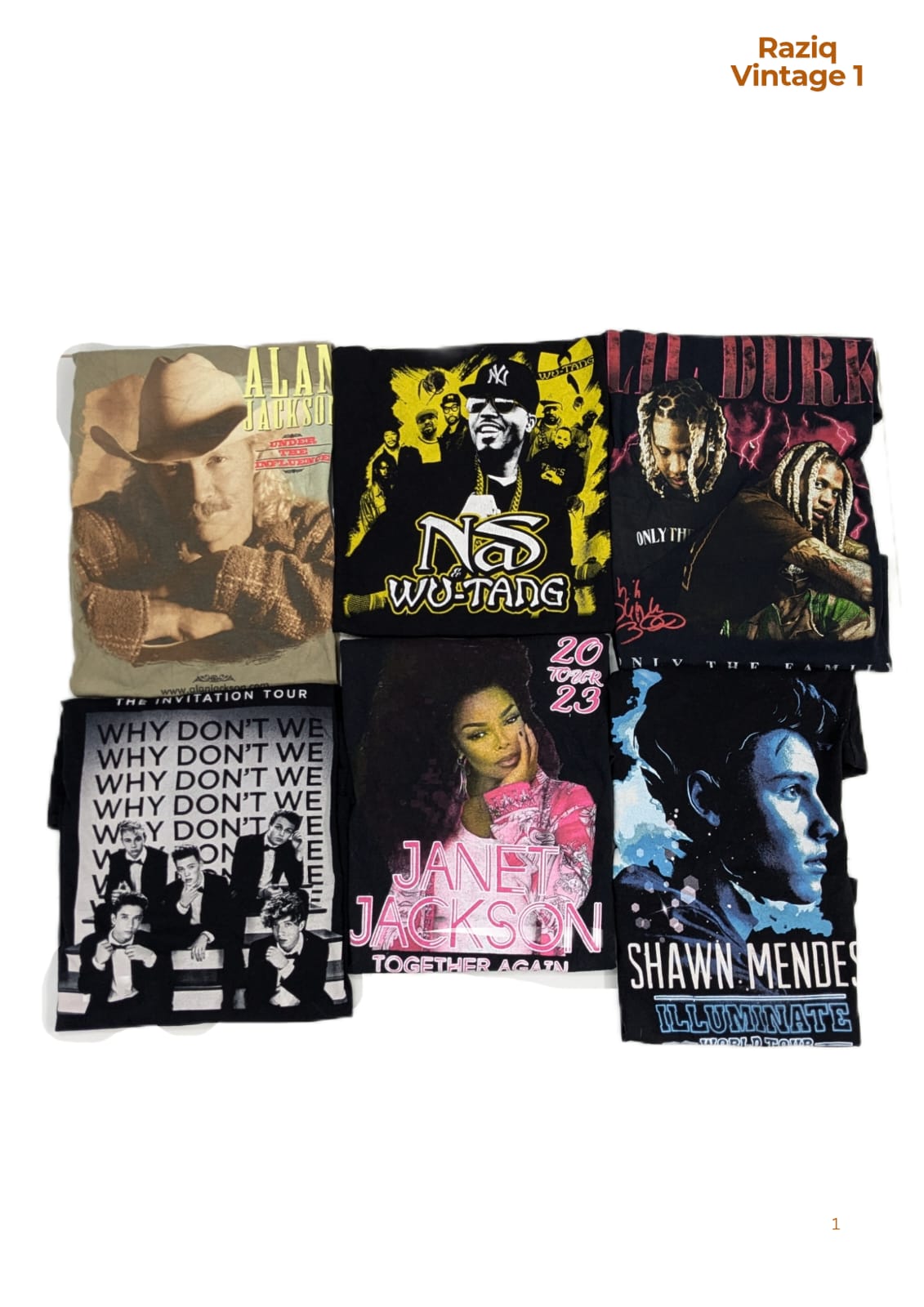 💥 RV1618 ビンテージバンドTシャツ