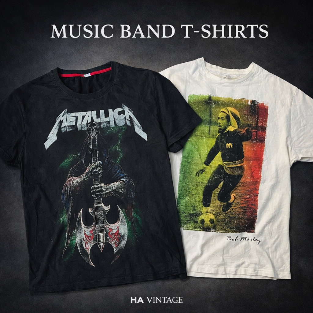 T-shirts de groupes de musique
