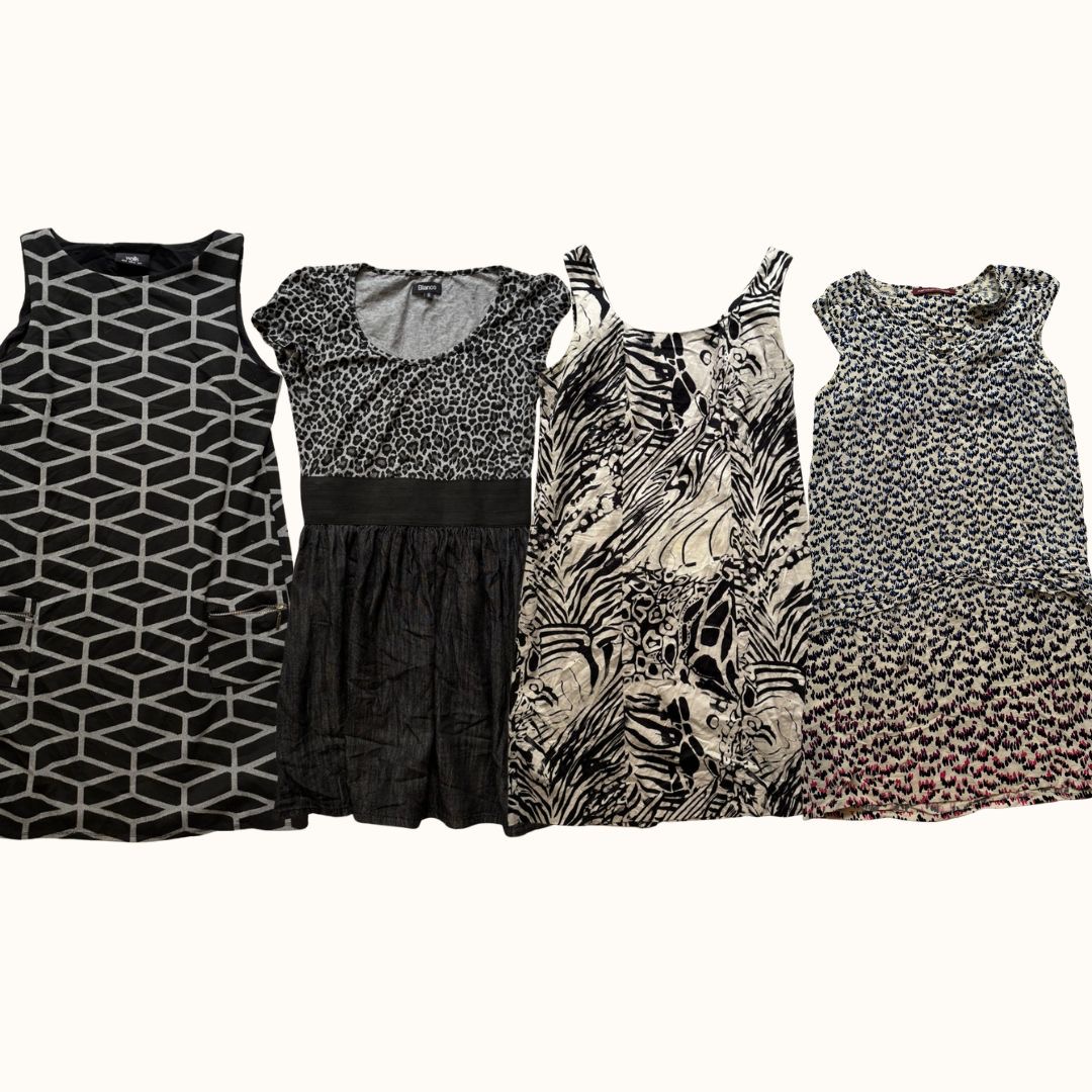 Monochrome Y2K Dresses(DR-013)