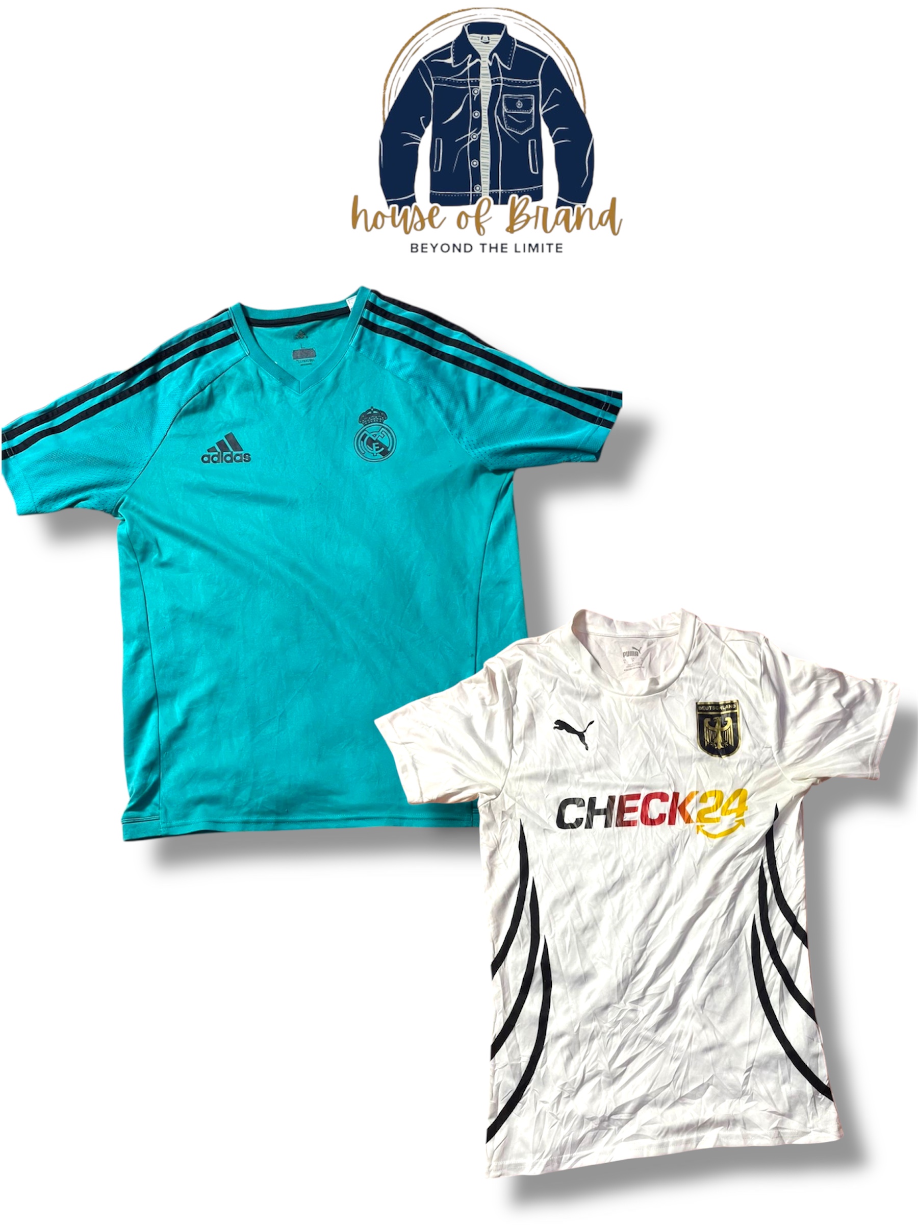 t-shirts de football
