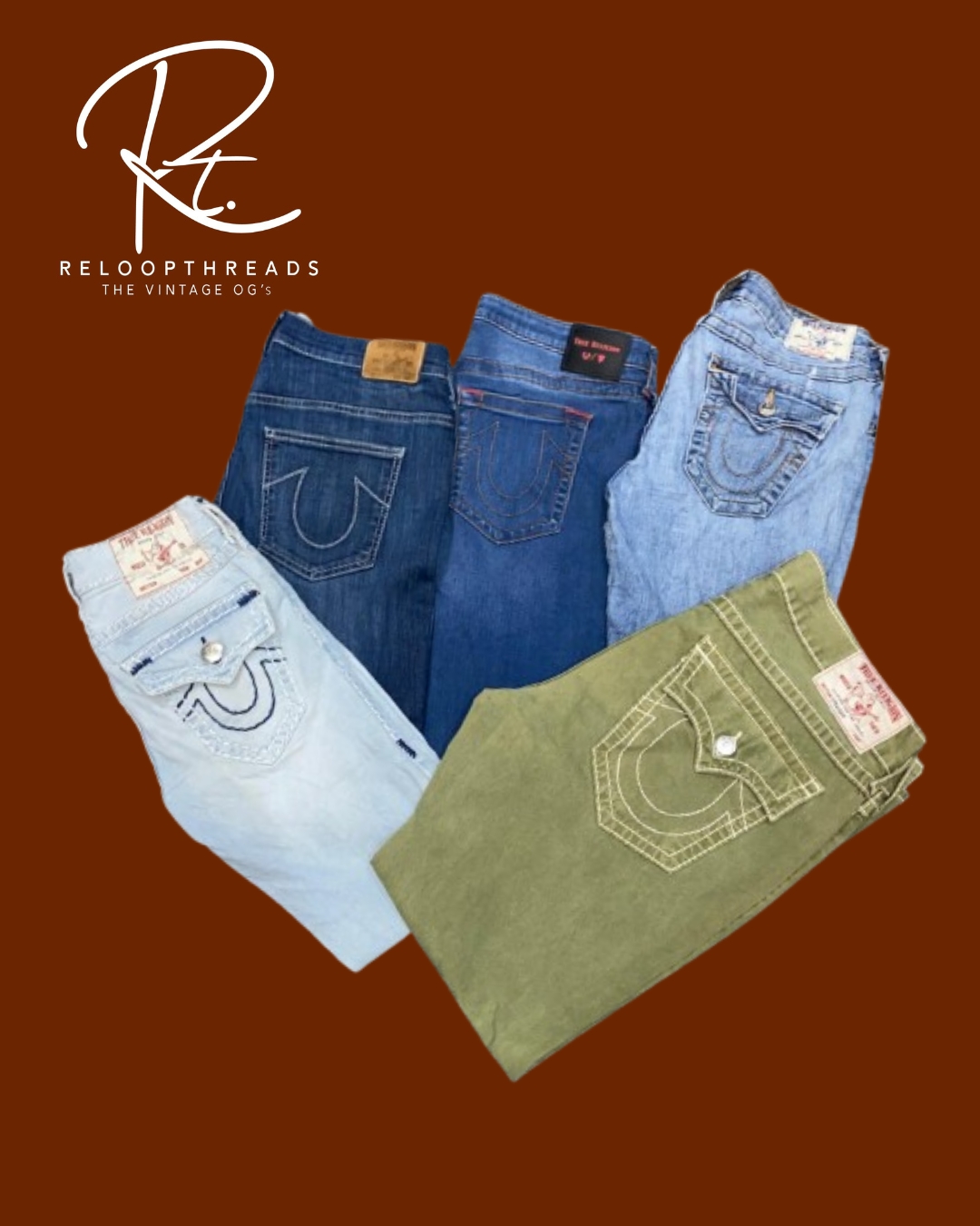 RT 1333 True Religion Men Mix Jeans