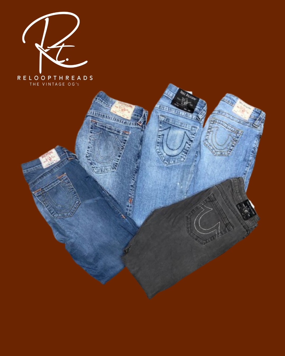 RT 1334 True Religion Men Mix Jeans