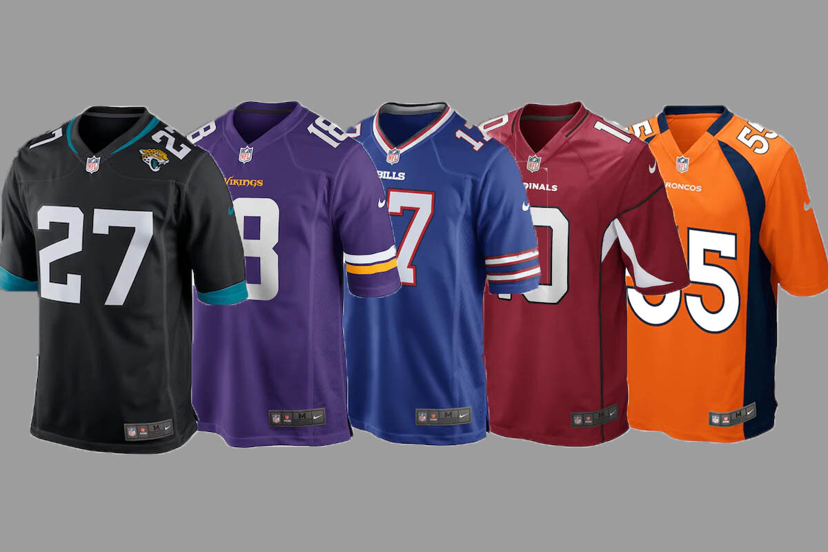Jerseys de départ NFL NHL