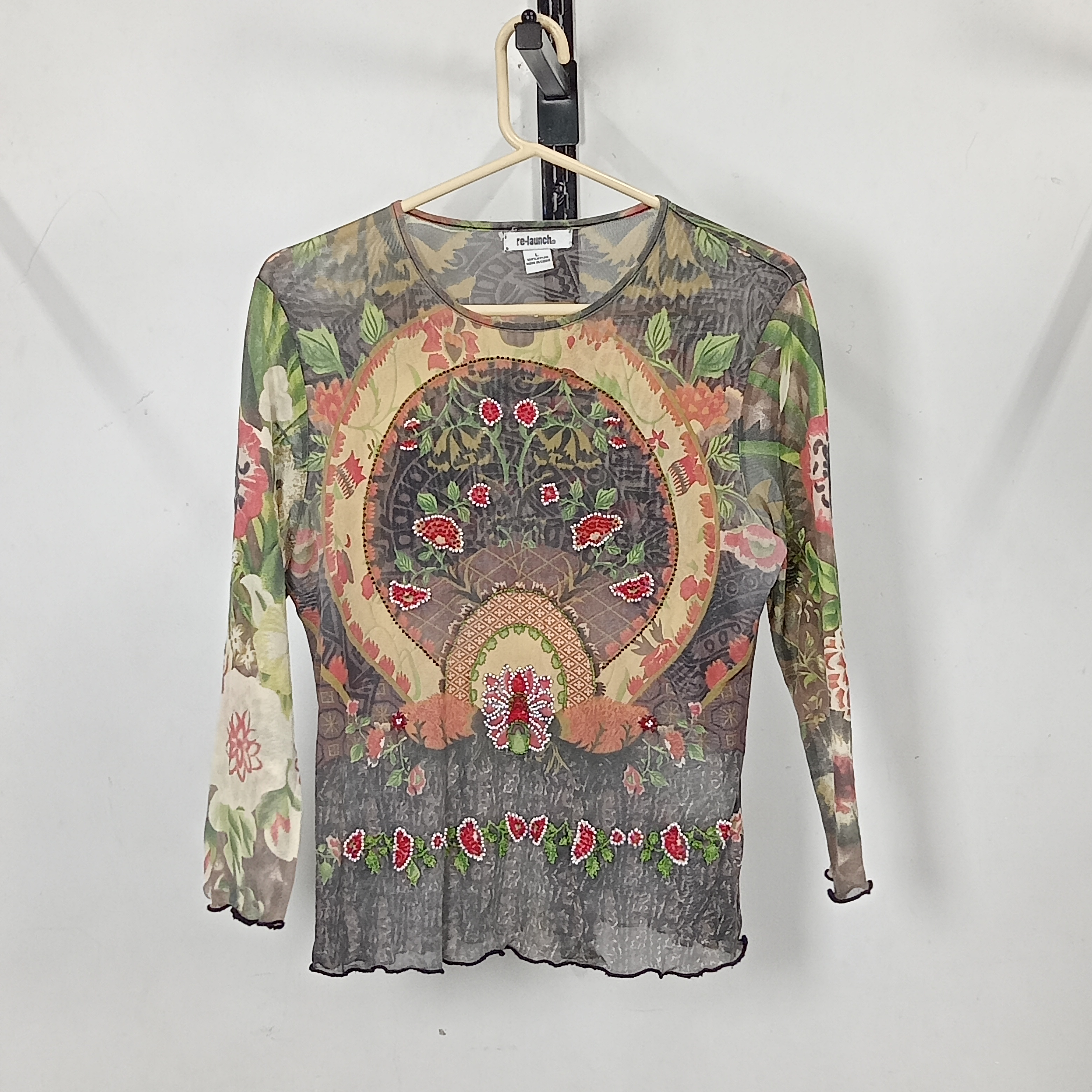 Y2K BLOUSES GREENISH - BUNDLE 42