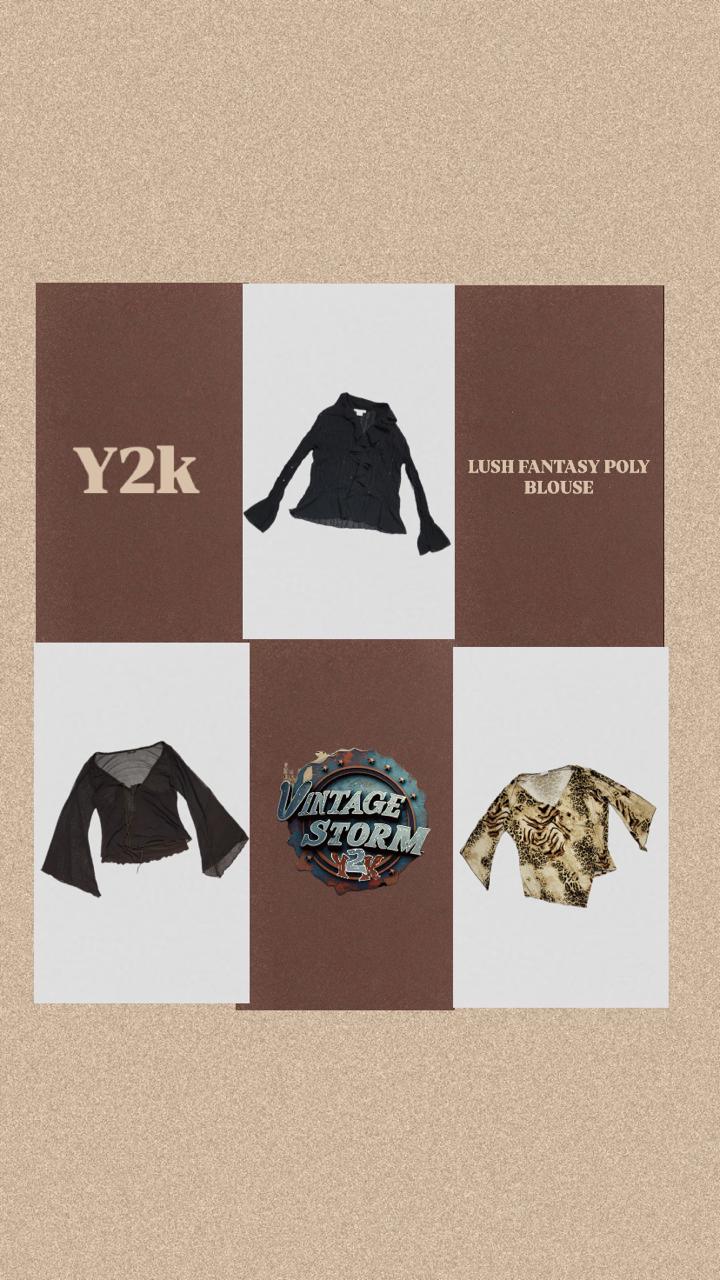 Blouse en poly Lush Fantasy Y2K