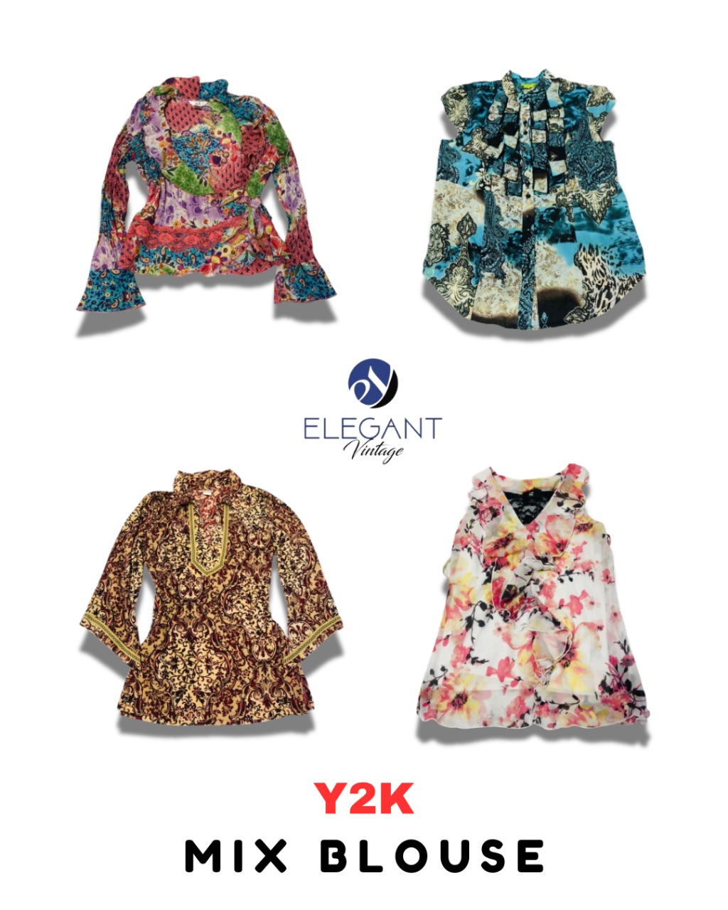 Y2K Mix Blouse - EV1815