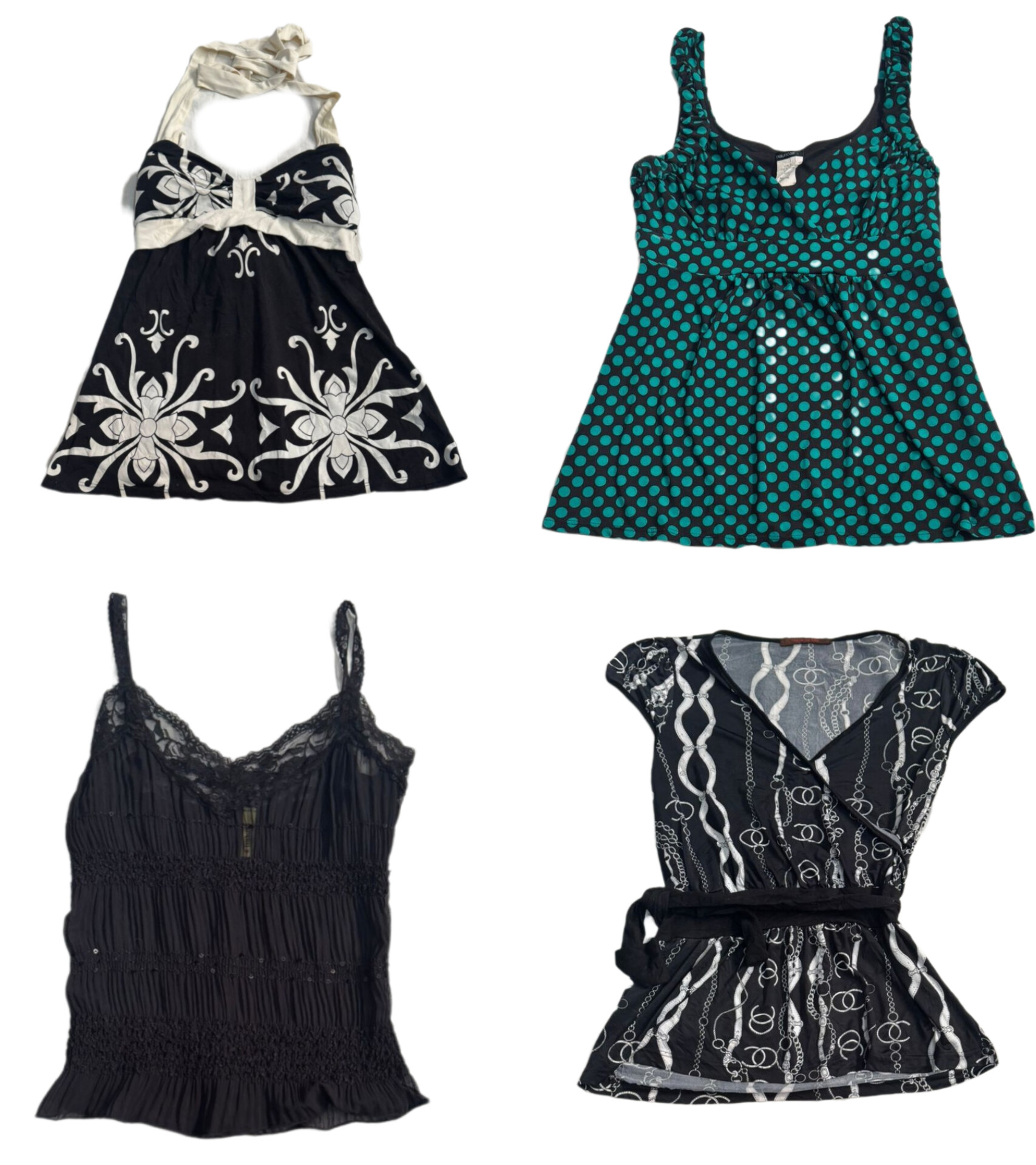 デザイナー ダーク シャーデッド トップス (ブランドに含まれる) Charlotte russe, M.K.M, sere NADE など