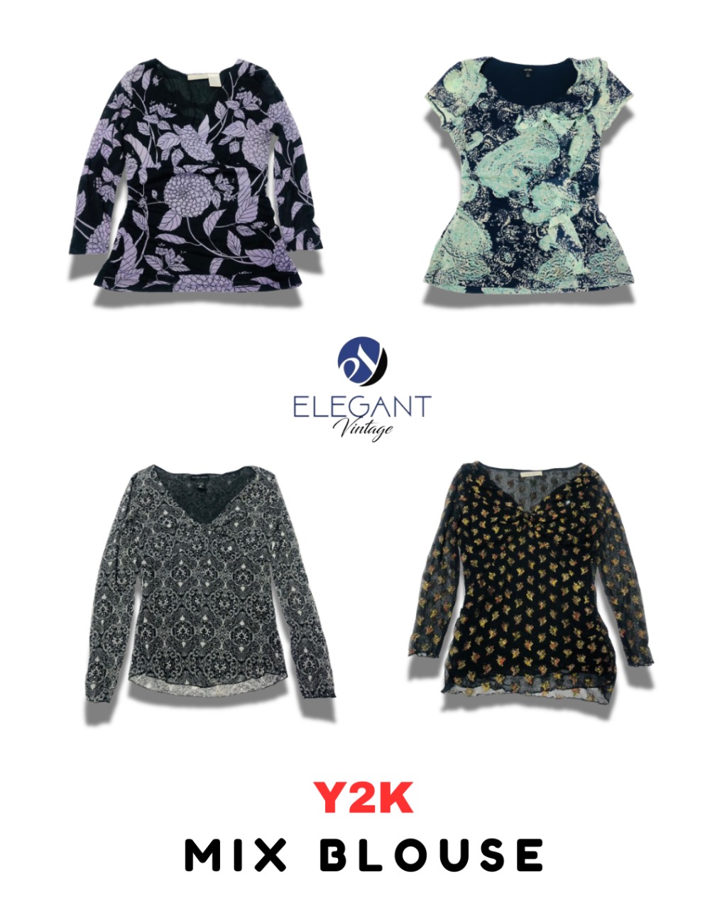 Y2K Mix Blouse - EV1826