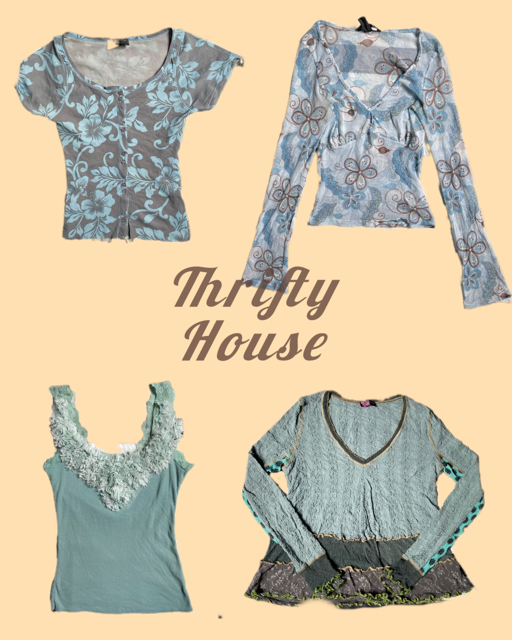 Tops Aqua Fille Y2k(TH/035)