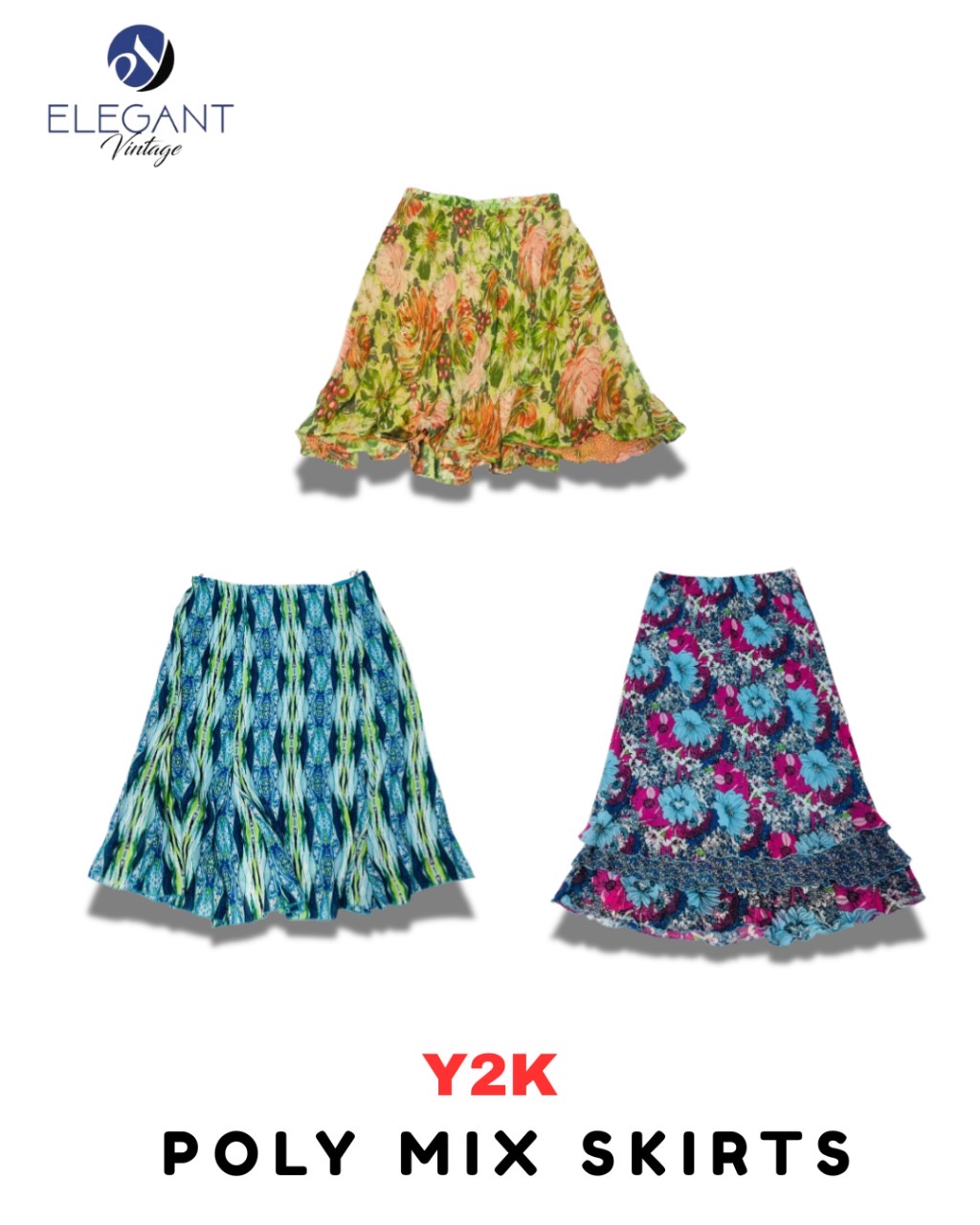 Y2K Poly Mix Skirts - EV1828
