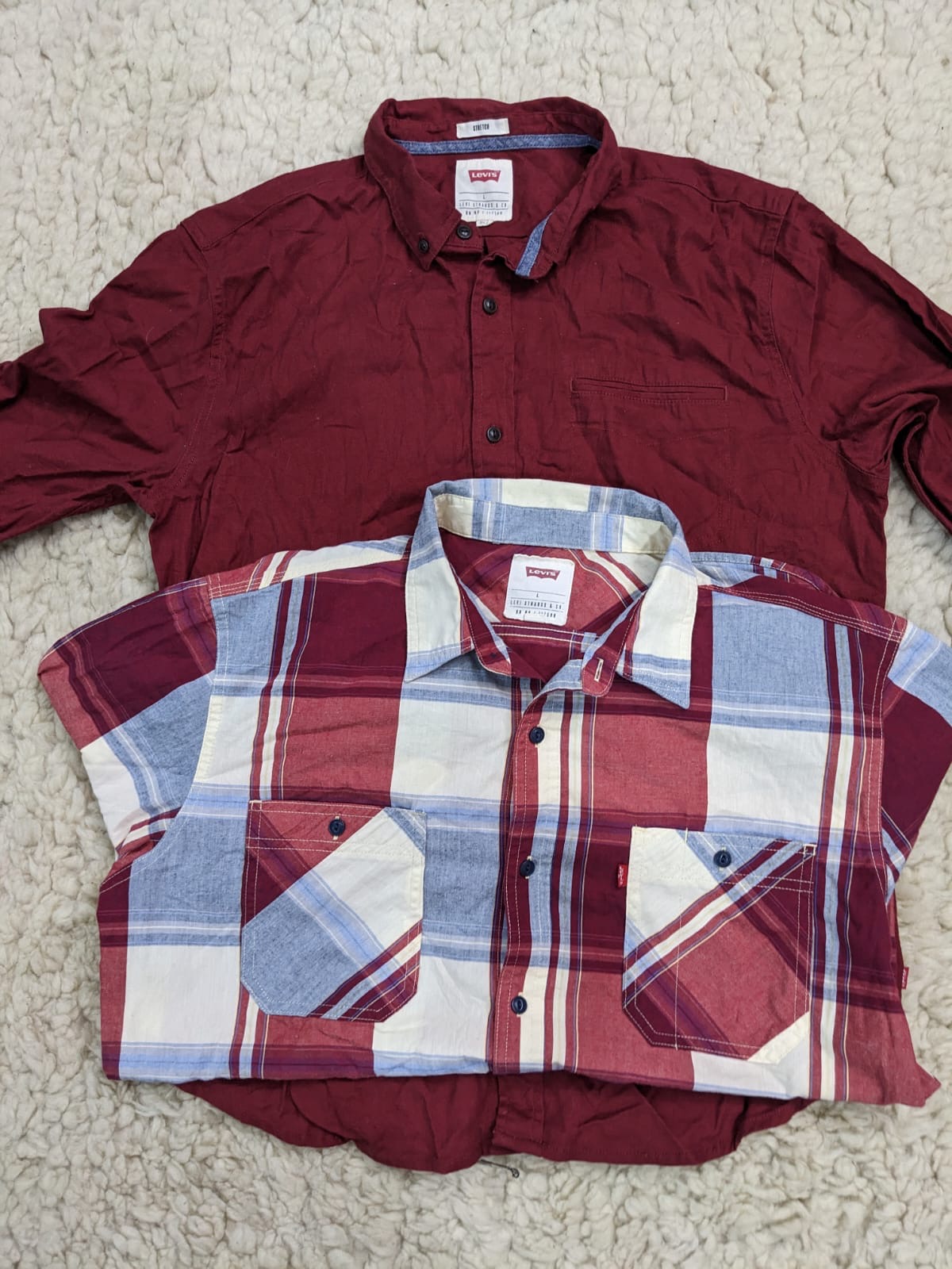 リーバイス フルスリーブ シャツ ミックス