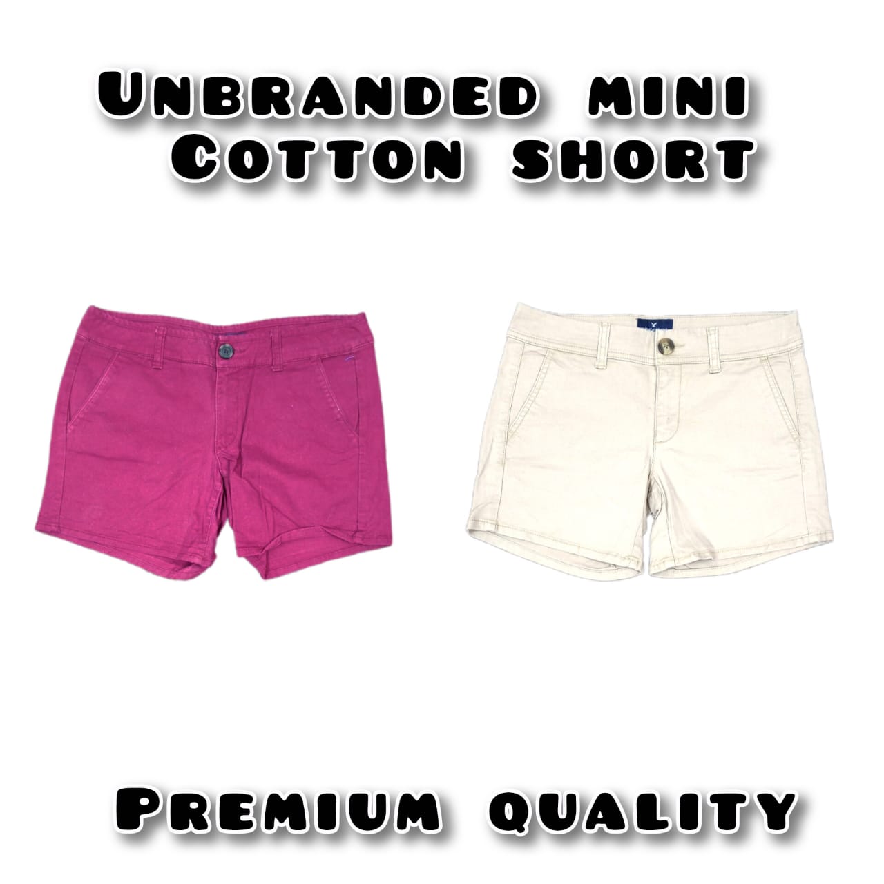 Short en coton pour femmes