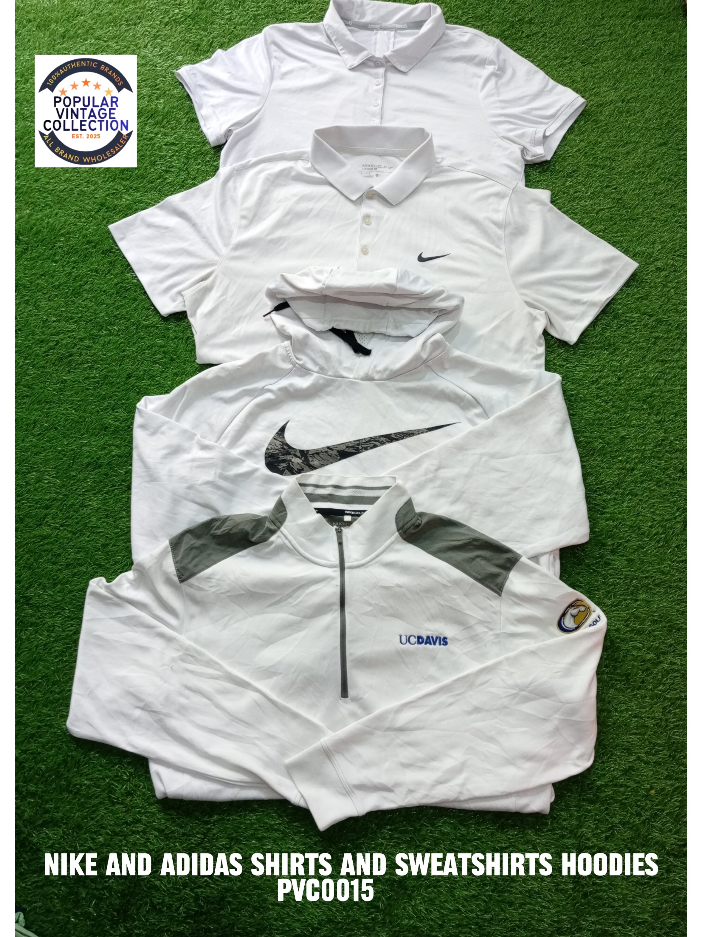 💥T-Shirts et Sweatshirts à capuche Nike et adidas PVC0015💥