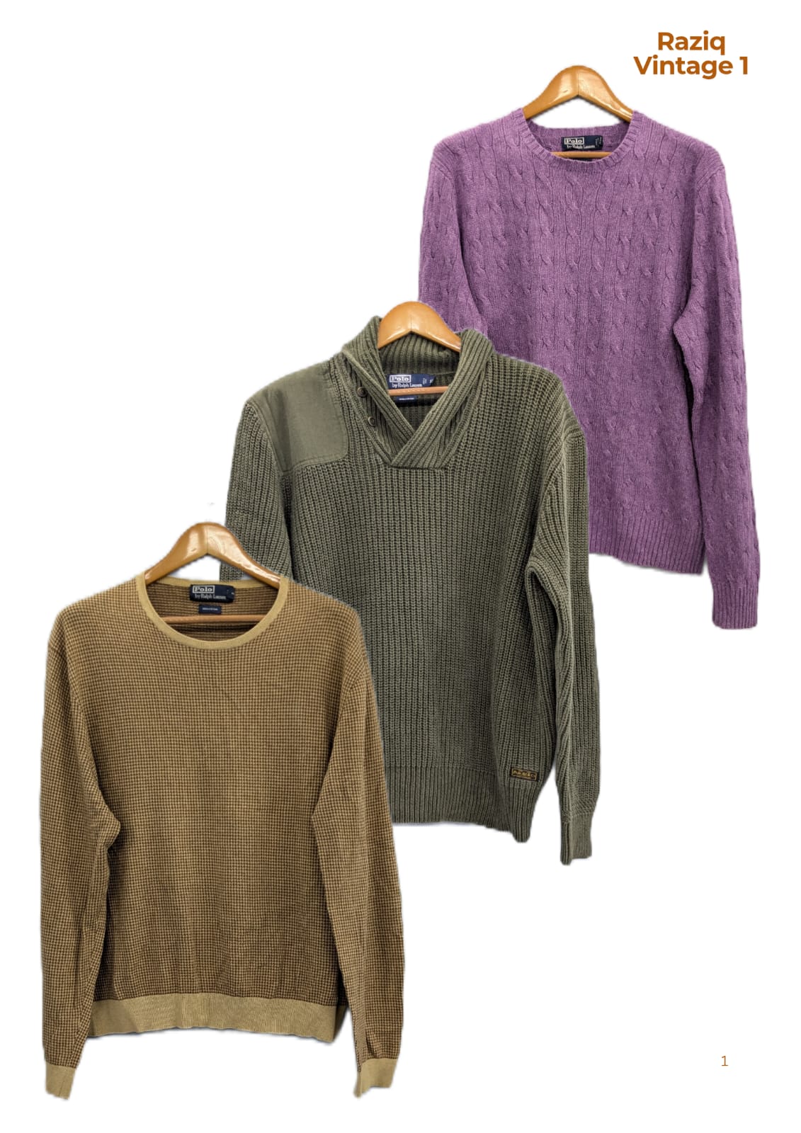 💥 RV1625 Ralph Lauren polo knitwear