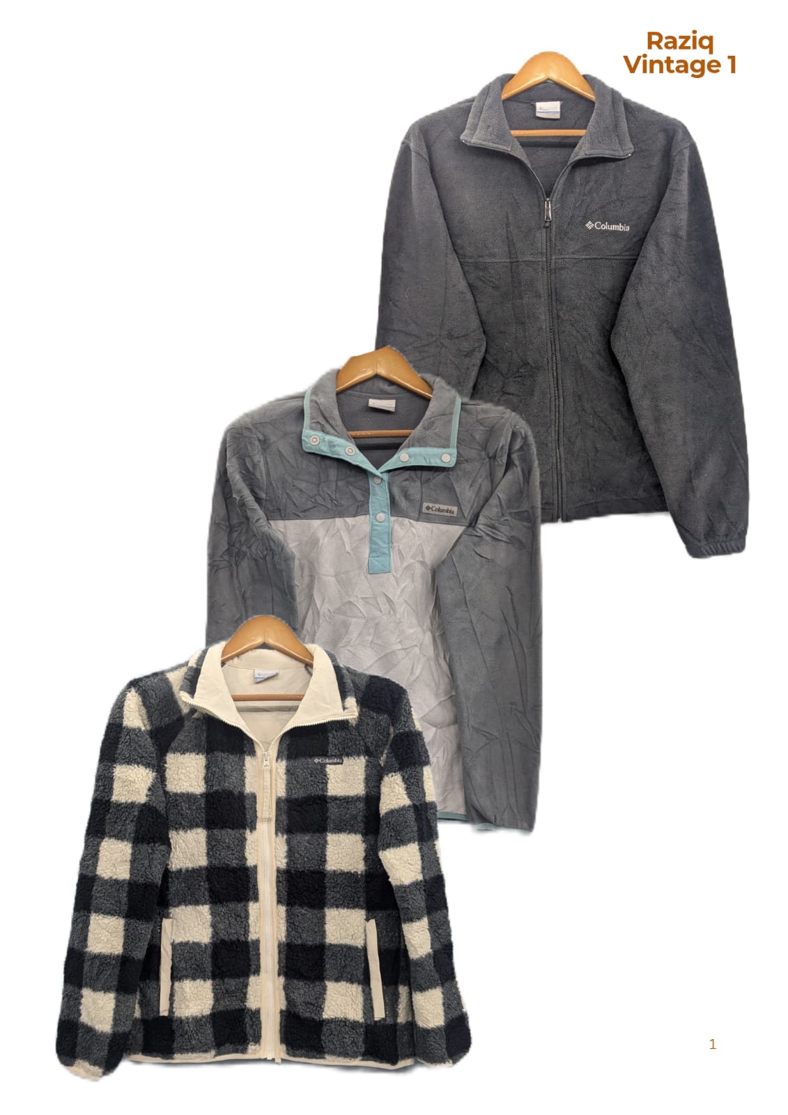 💥 RV1633 Columbia Fleece Jackets