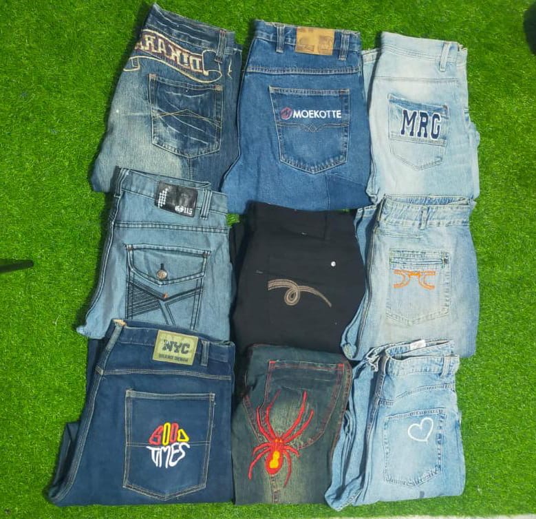 MORKOTTE AND OTHER BRAND JEANS