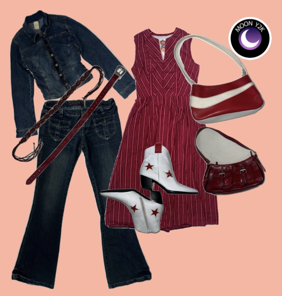 Y2k Romantic Red style bundle mix (M-934)