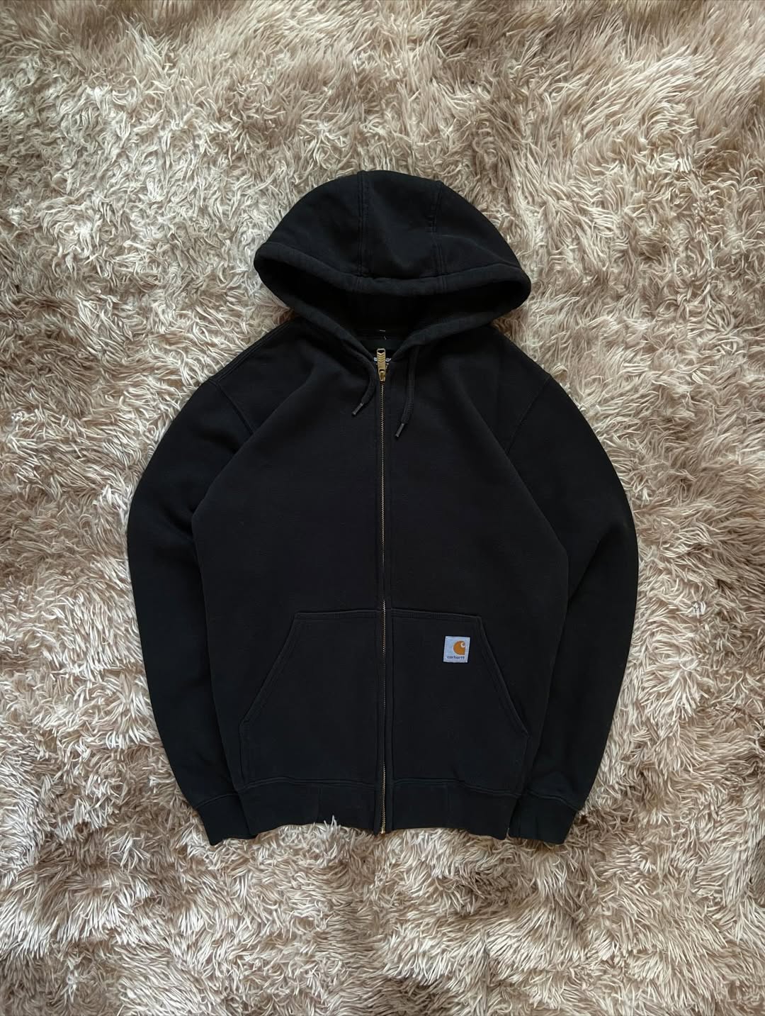 Carhartt rework style black hooded jackets