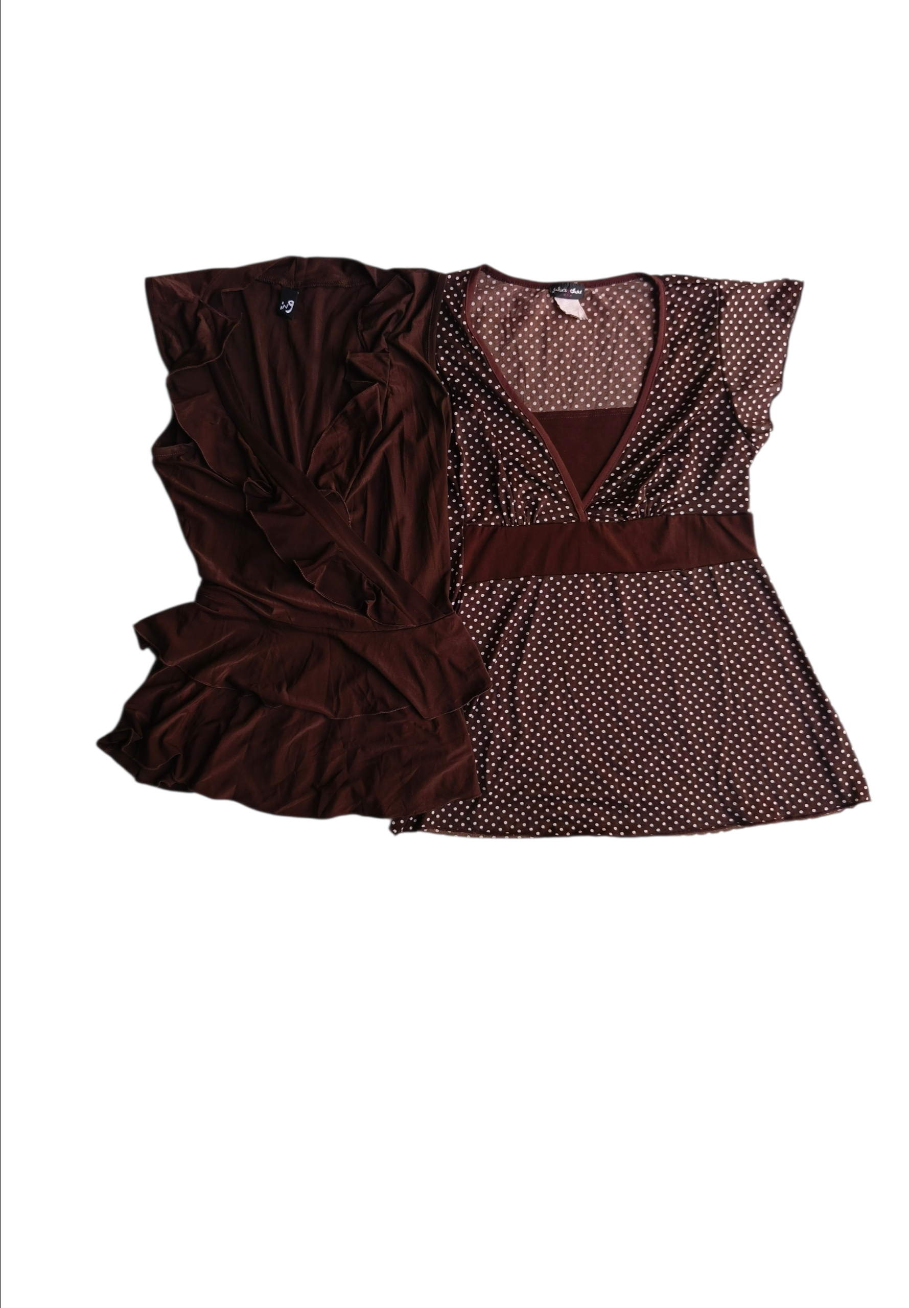 TH57 Erdtöne Blusen/Oberteile