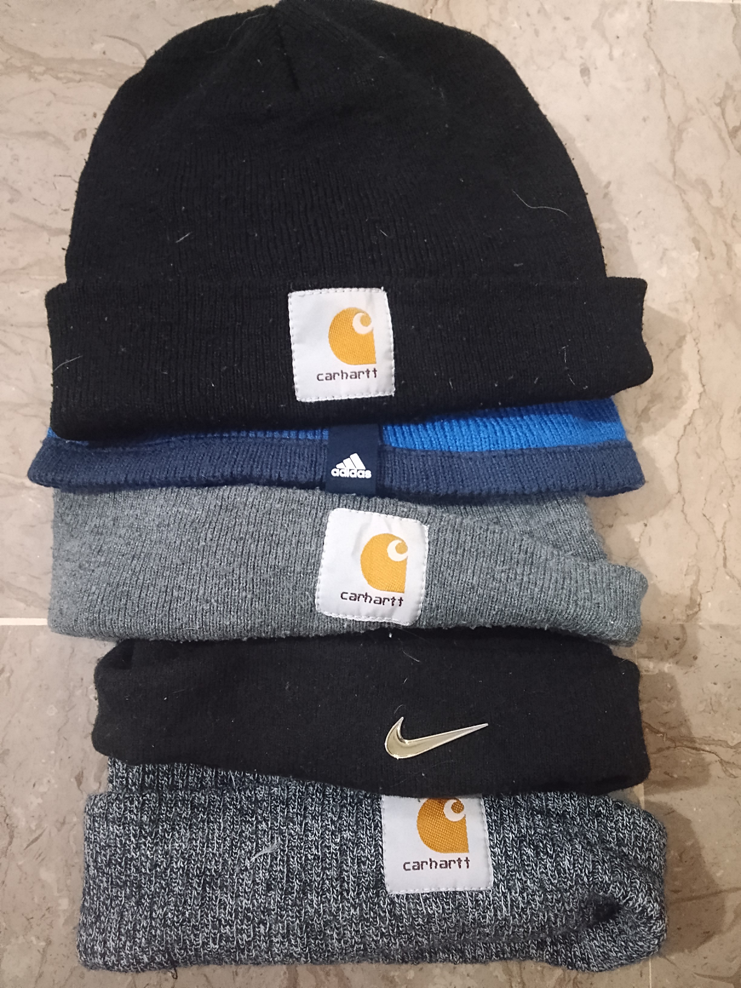 Nike Carhartt adidas & mixed brands beanies