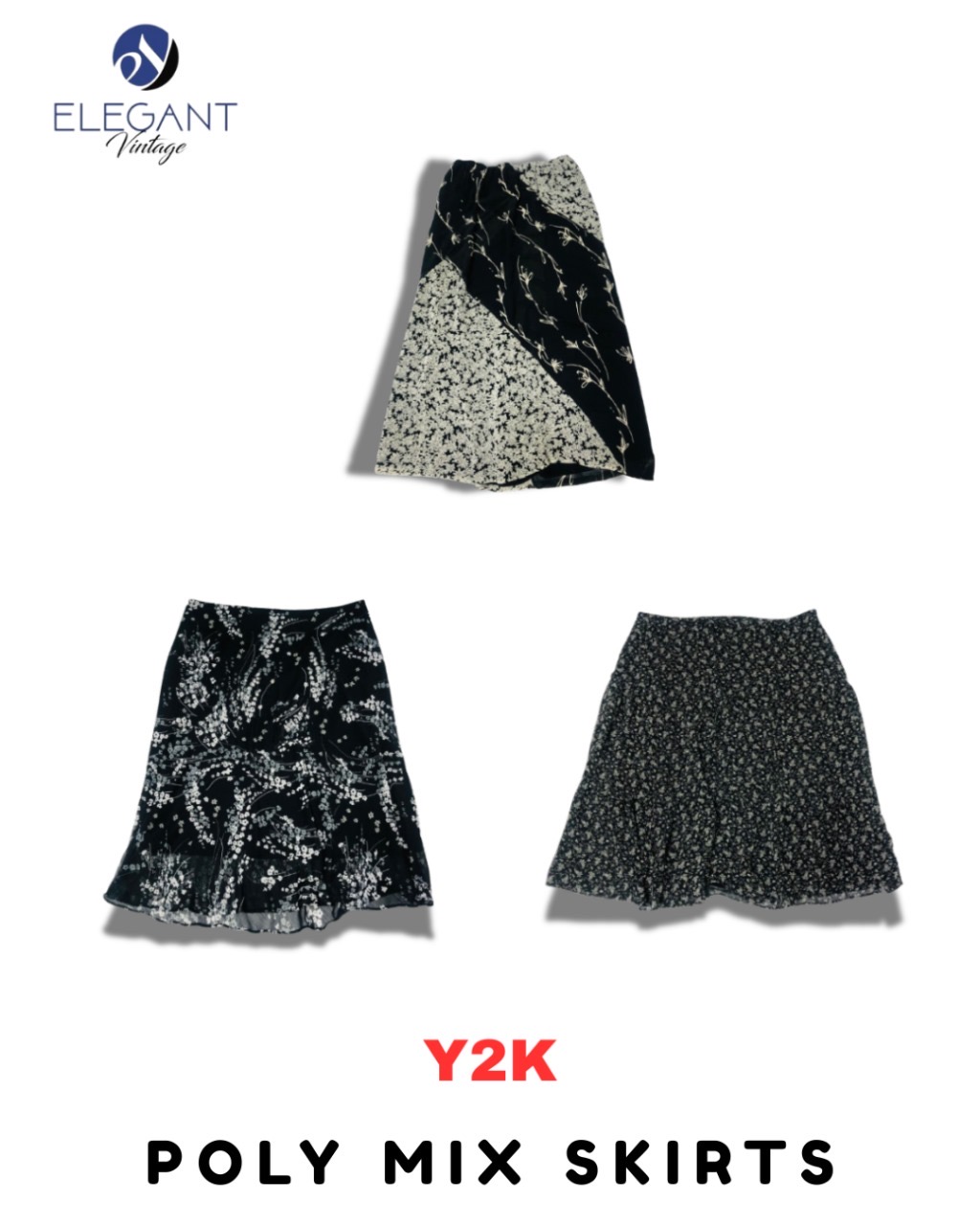 Y2K Poly Mix Skirts - EV831