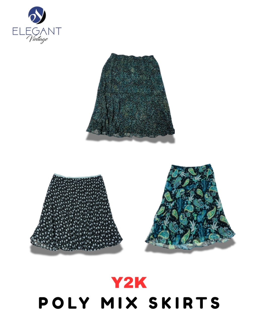 Y2K Poly Mix Skirts - EV1834