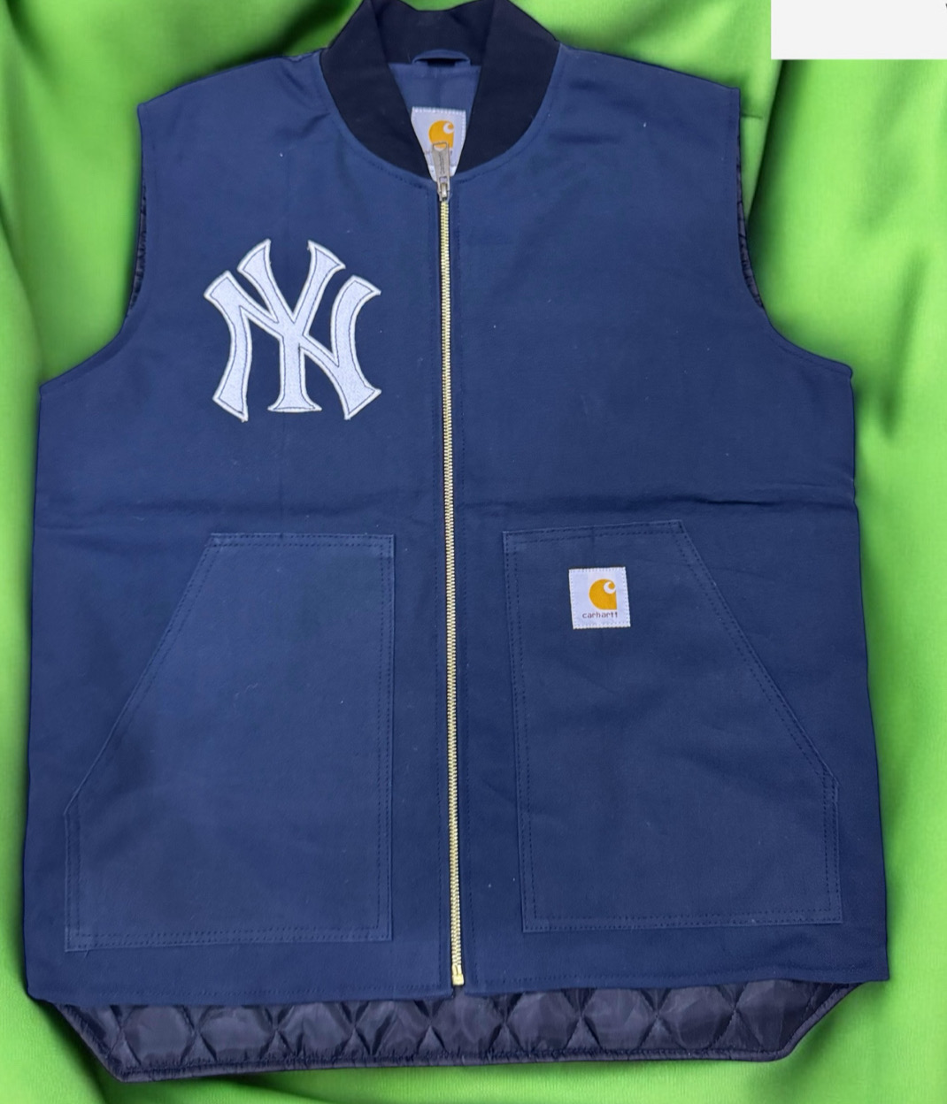 Carhartt rework style yankees gilets