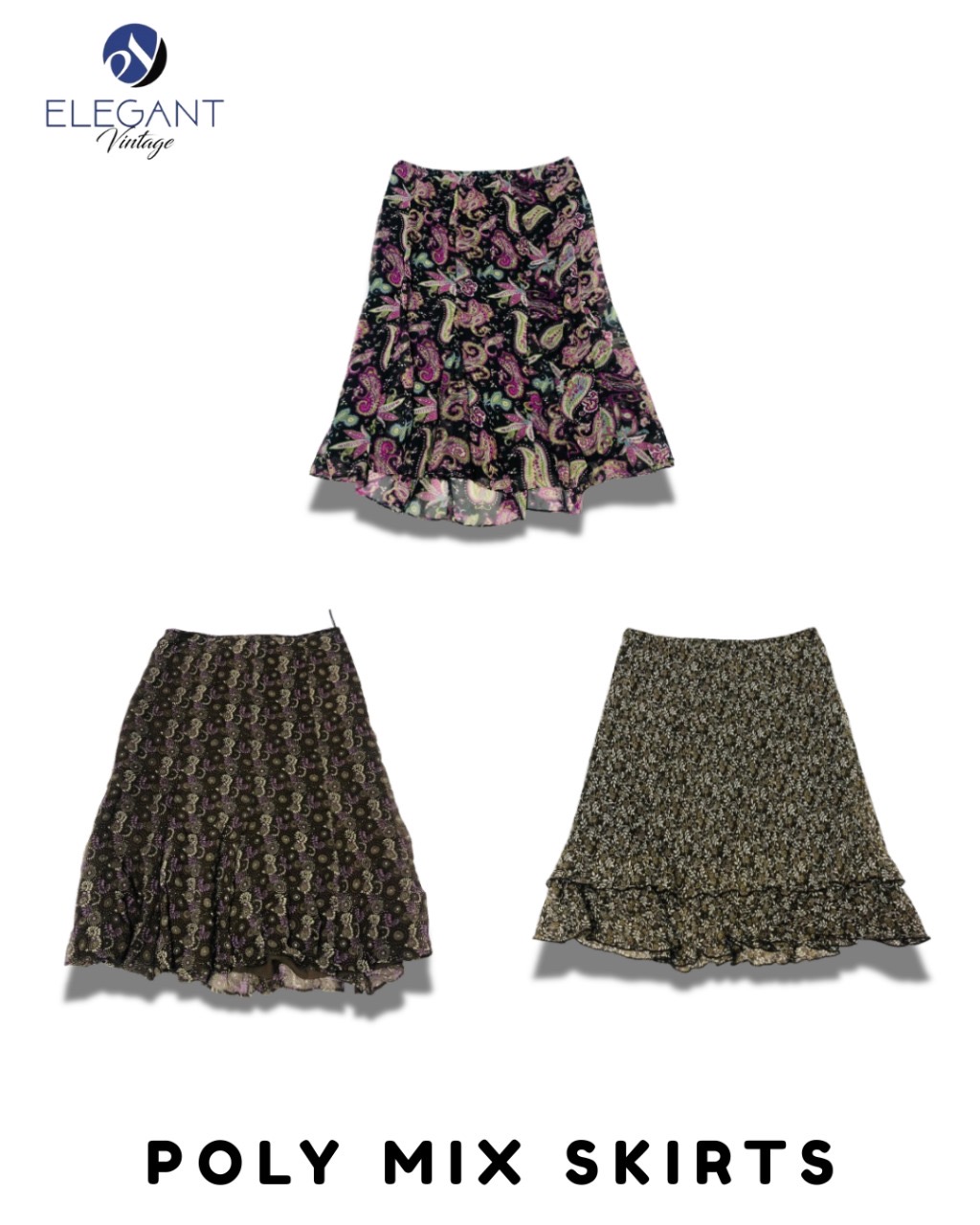 Y2K Poly Mix Skirts - EV1837