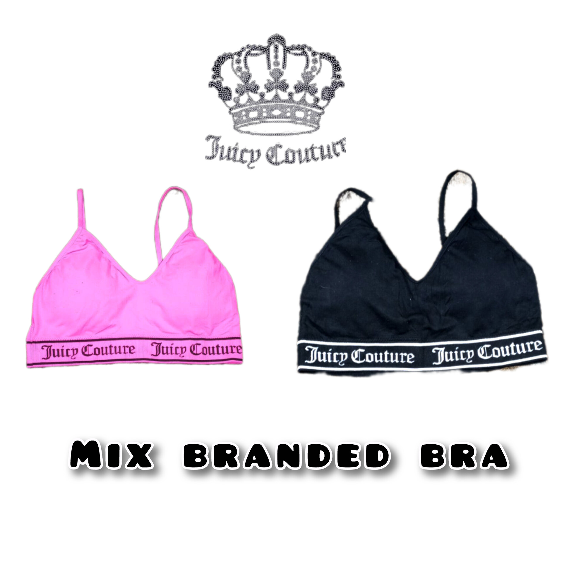 Juicy couture mix branded bra