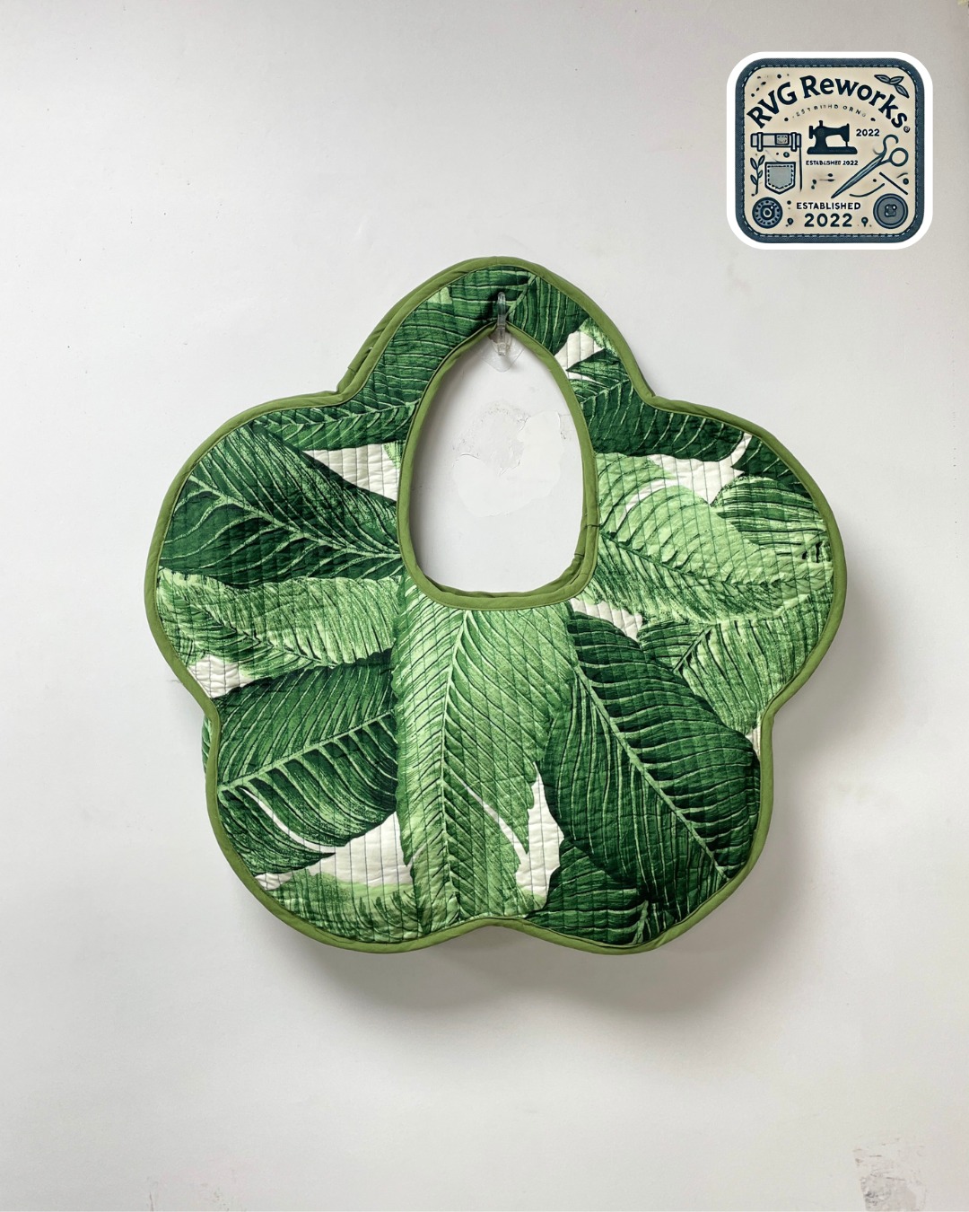 Upcycled Flower Quilt Bag