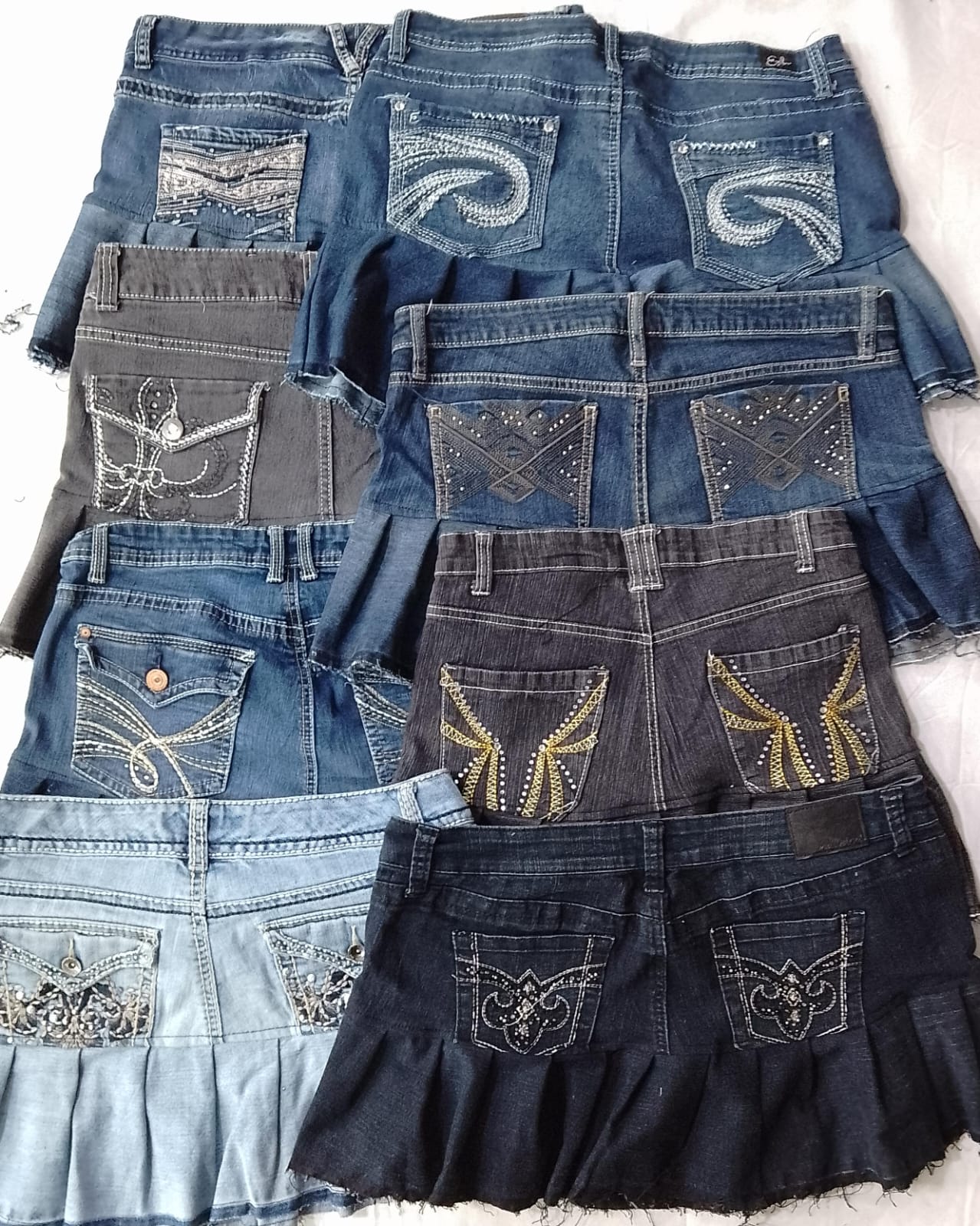 CR5800 Upcycled Flowy SkirtsSK