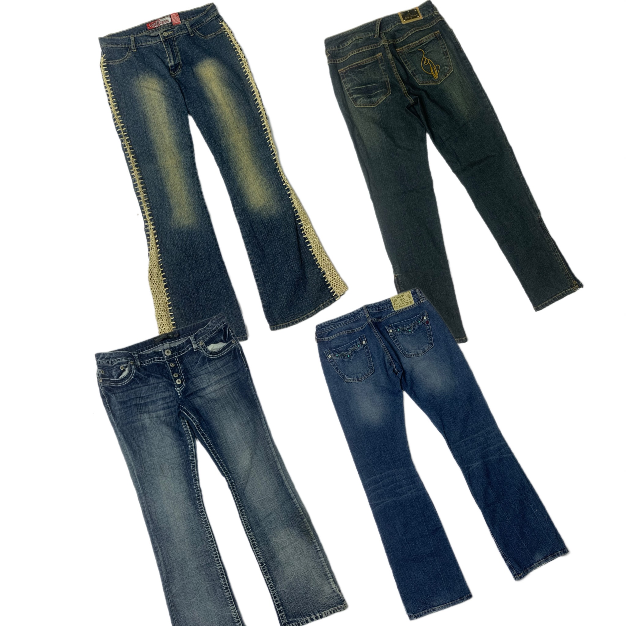 Y2K Low Rise Denim Jeans (Ft Baby Phat)