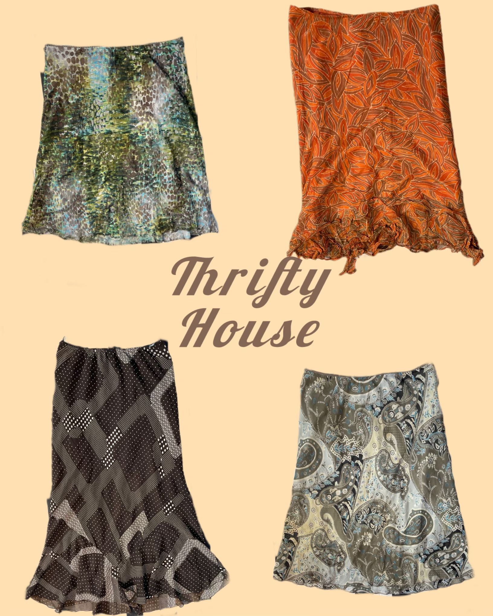 Y2k Flare Mix Skirts(TH/038)