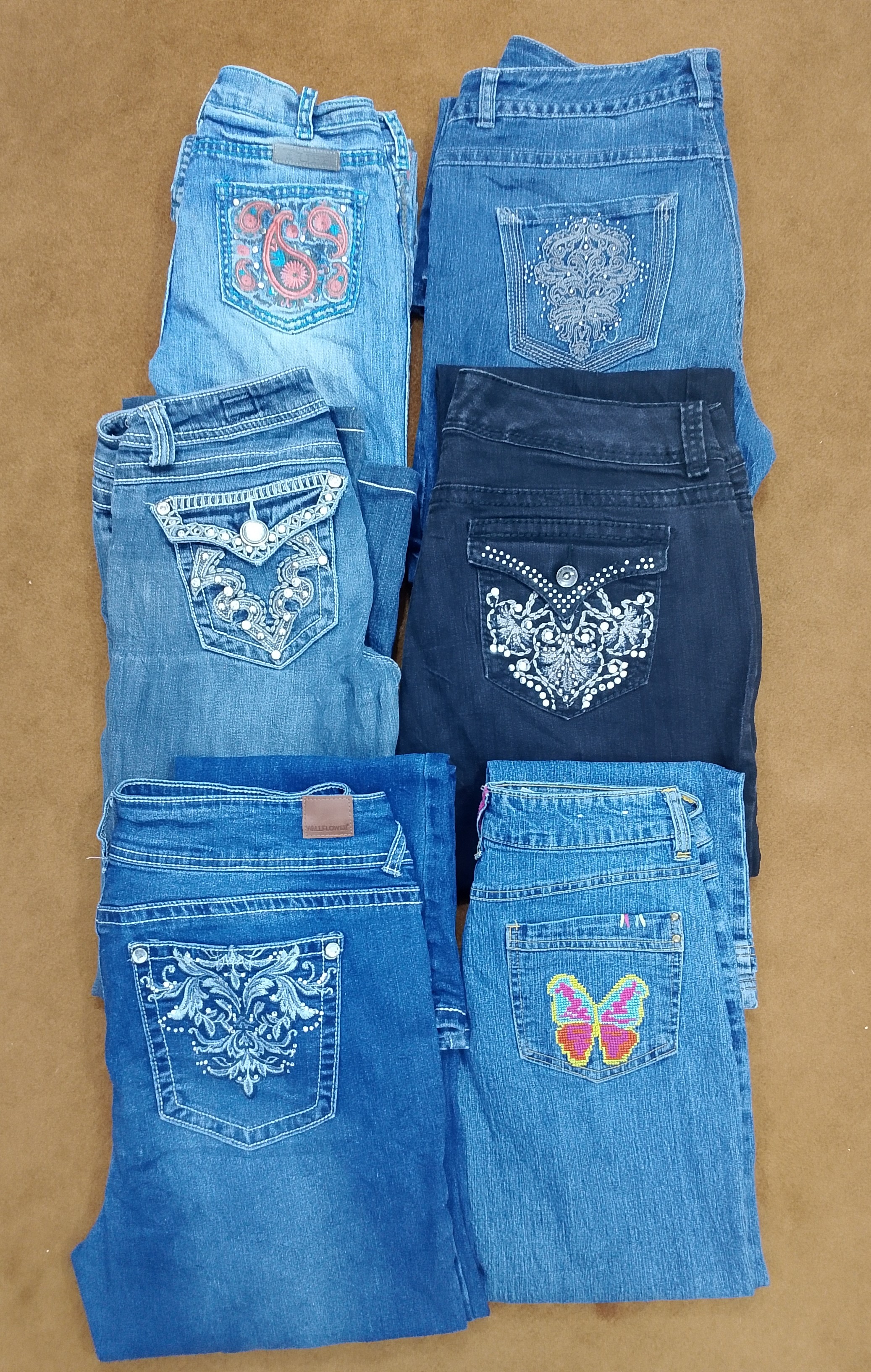 Jeans évasés pour femmes