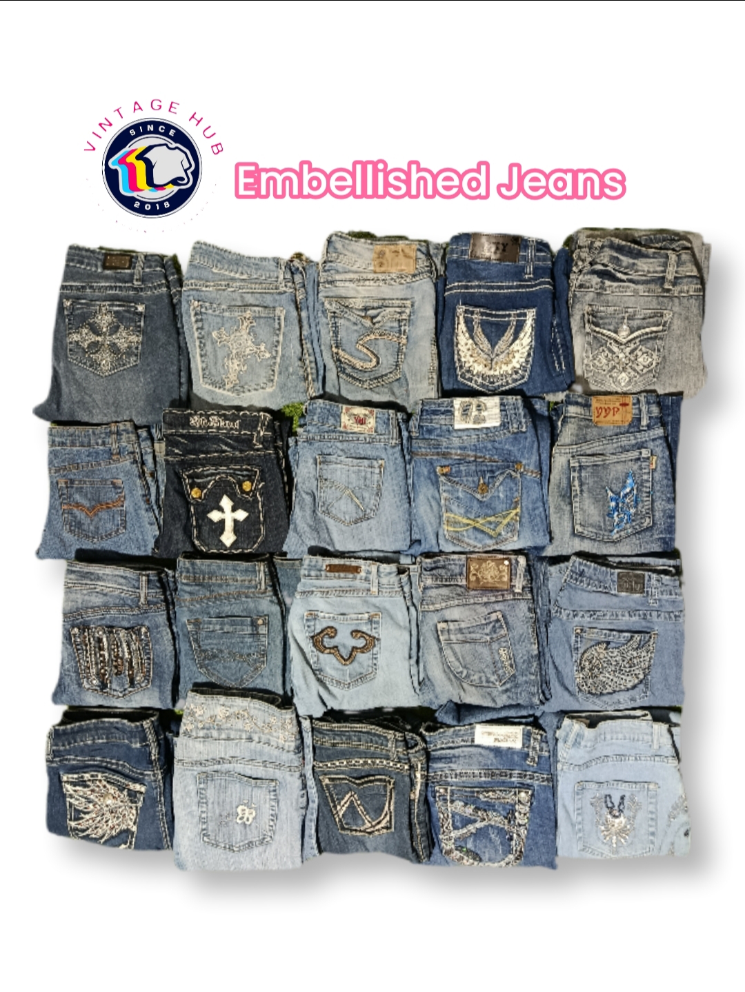 Embellished Jeans - VH01